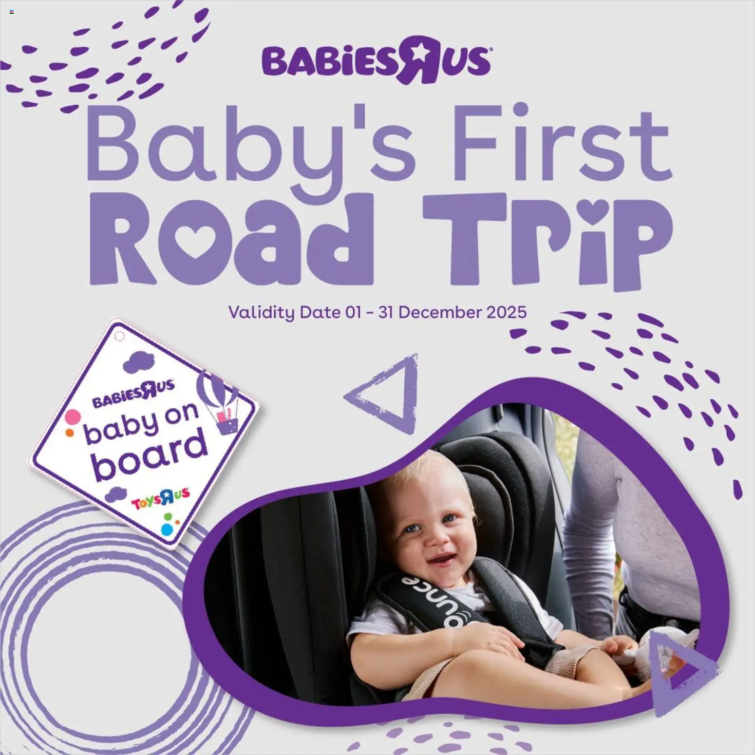 Babies R Us Baby’s First Road Trip (01/12/2025 – 31/12/2025) Online