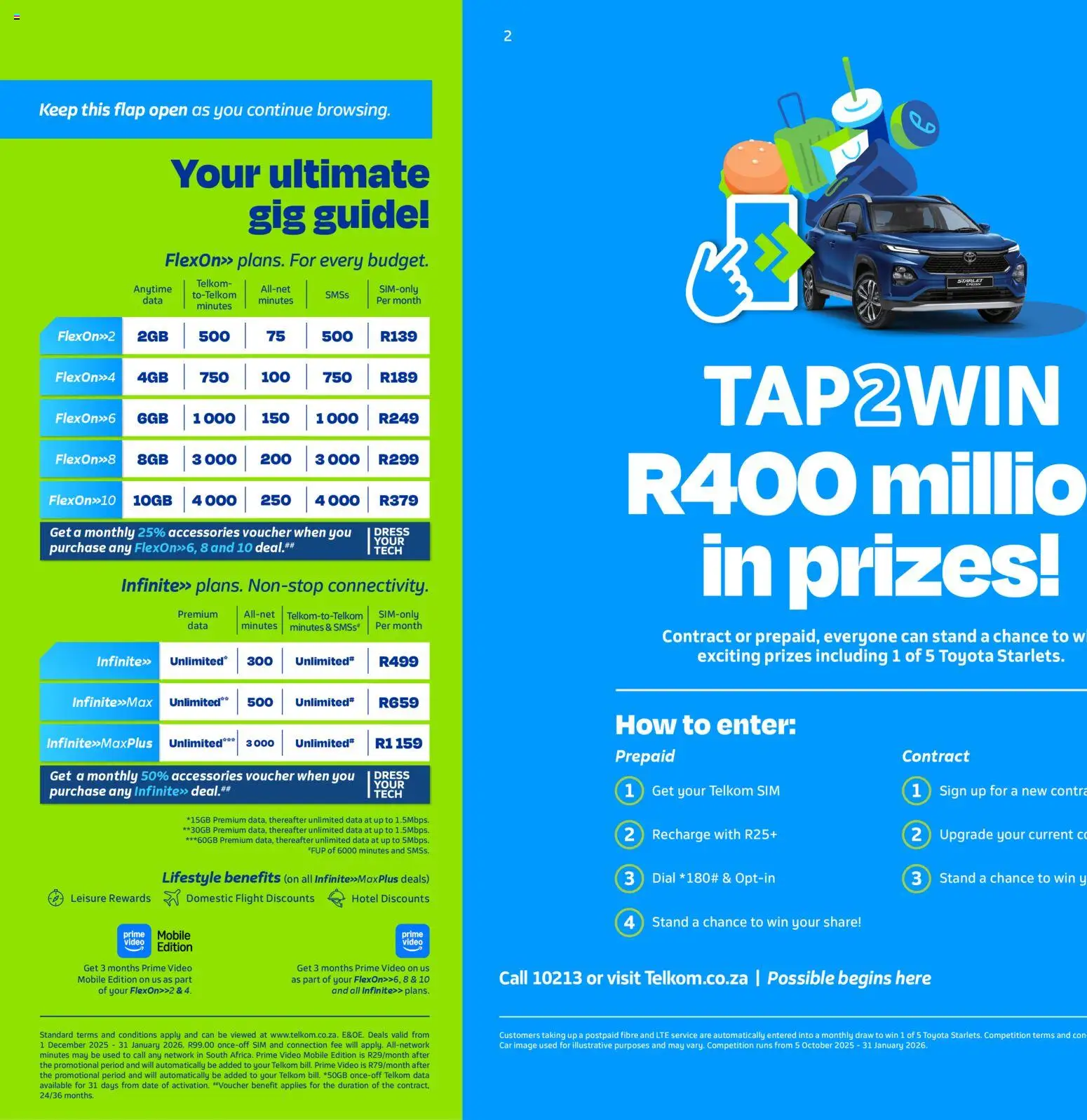 New Telkom catalogue – valid from 01.12.2025 | Page: 2 | Products: Dress, Data, Sim New Telkom catalogue – valid from 01.12.2025 | Page: 2 | Products: Dress, Data, Sim