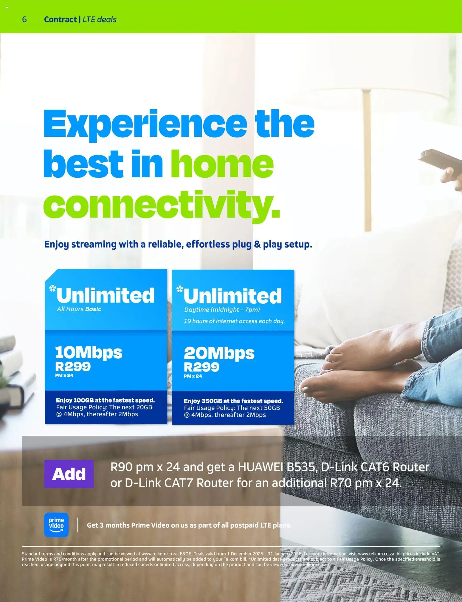 New Telkom catalogue – valid from 01.12.2025 | Page: 6 | Products: Data, Router New Telkom catalogue – valid from 01.12.2025 | Page: 6 | Products: Data, Router