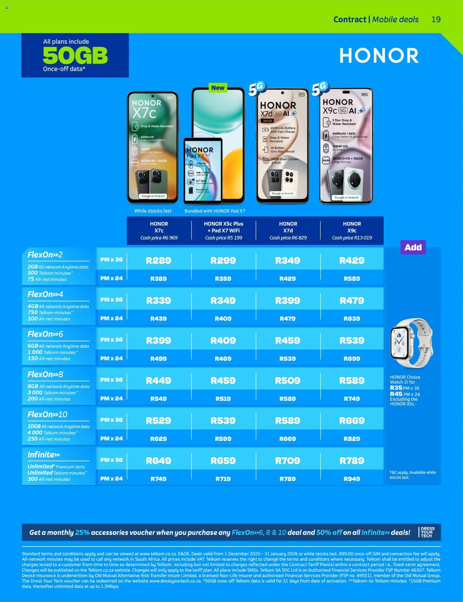 New Telkom catalogue – valid from 01.12.2025 | Page: 19 | Products: Dress, Data, Cover, Watch New Telkom catalogue – valid from 01.12.2025 | Page: 19 | Products: Dress, Data, Cover, Watch