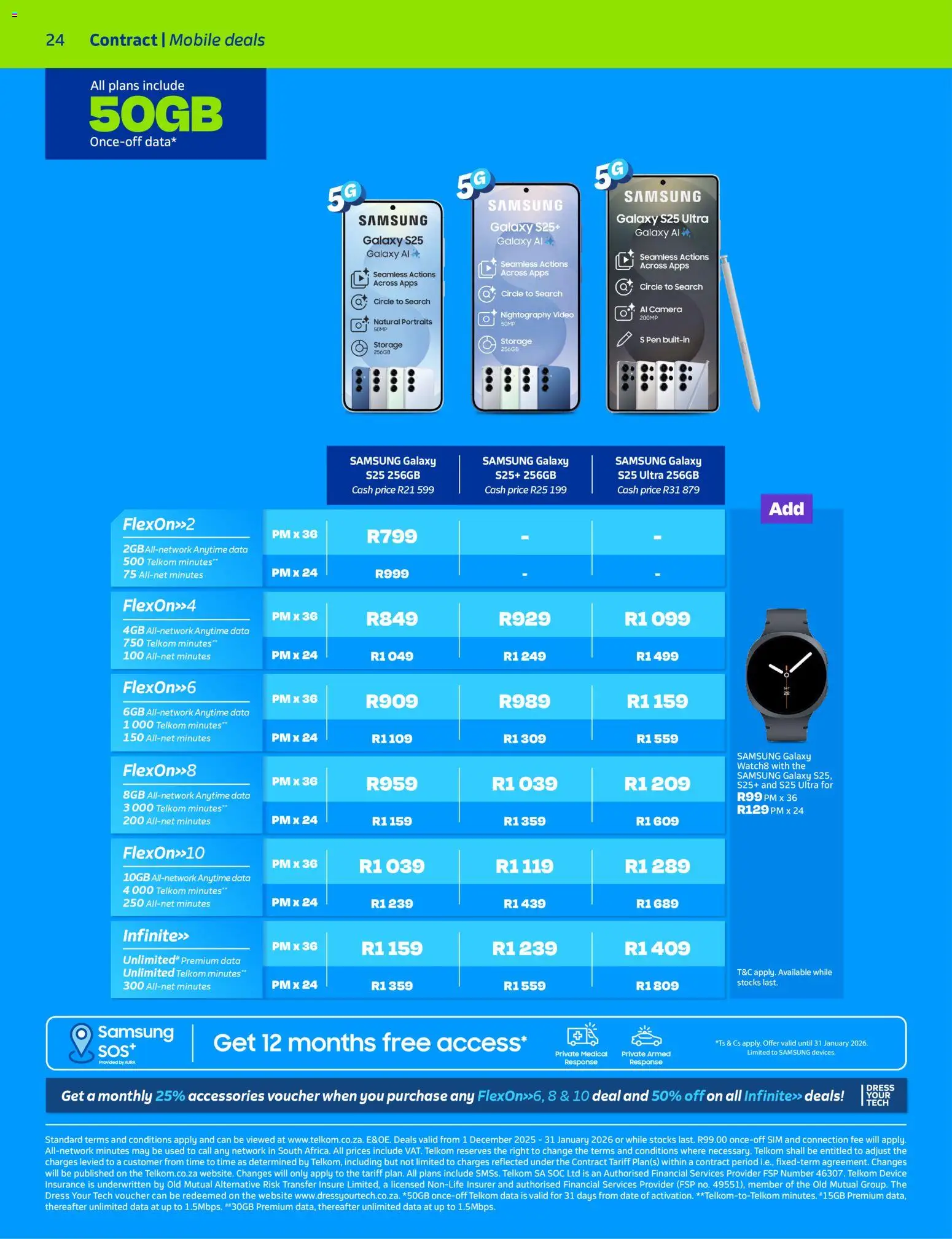 New Telkom catalogue – valid from 01.12.2025 | Page: 24 | Products: Dress, Data, Sim, Pen New Telkom catalogue – valid from 01.12.2025 | Page: 24 | Products: Dress, Data, Sim, Pen