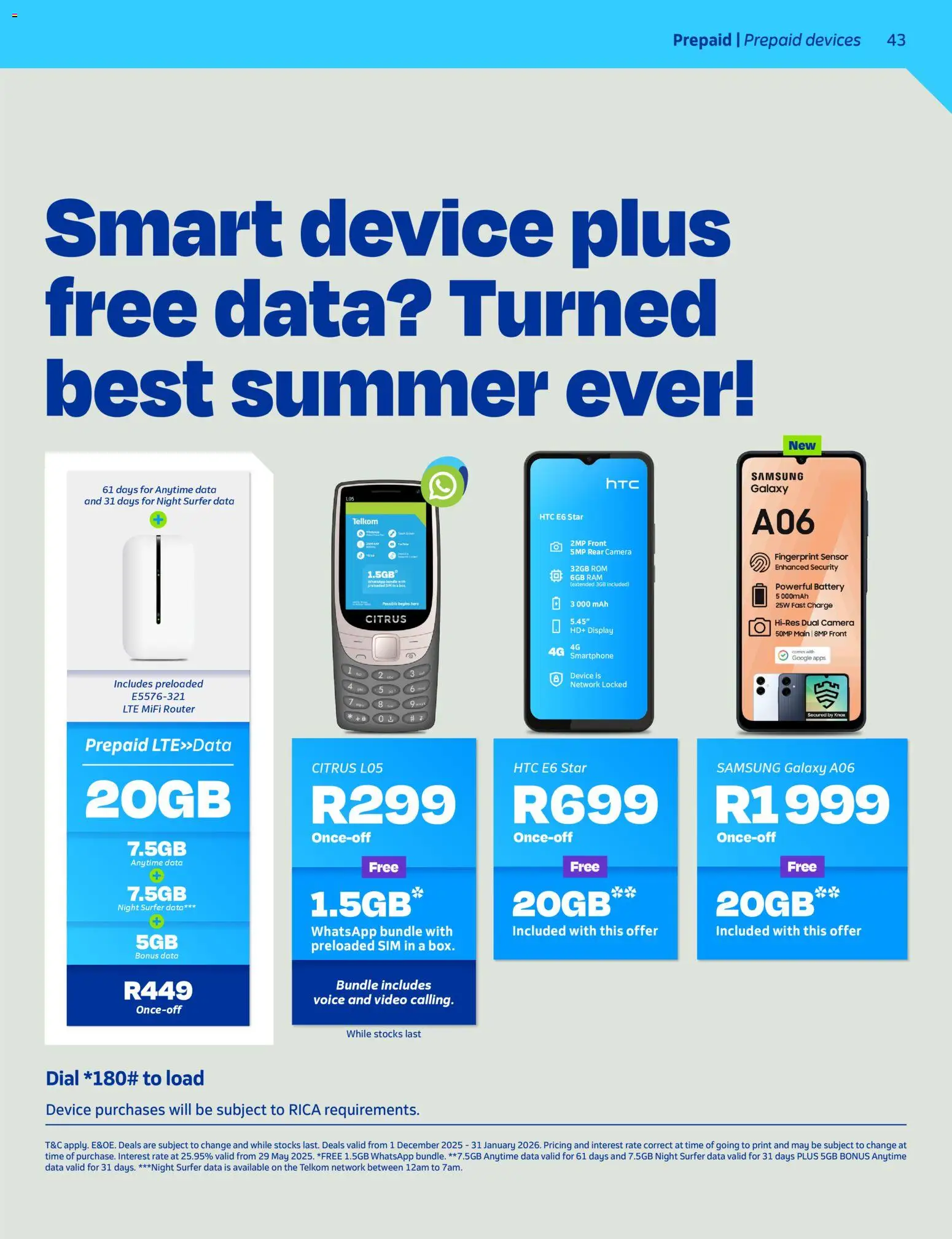 New Telkom catalogue – valid from 01.12.2025 | Page: 41 | Products: Data, Sim, Camera, Battery New Telkom catalogue – valid from 01.12.2025 | Page: 41 | Products: Data, Sim, Camera, Battery