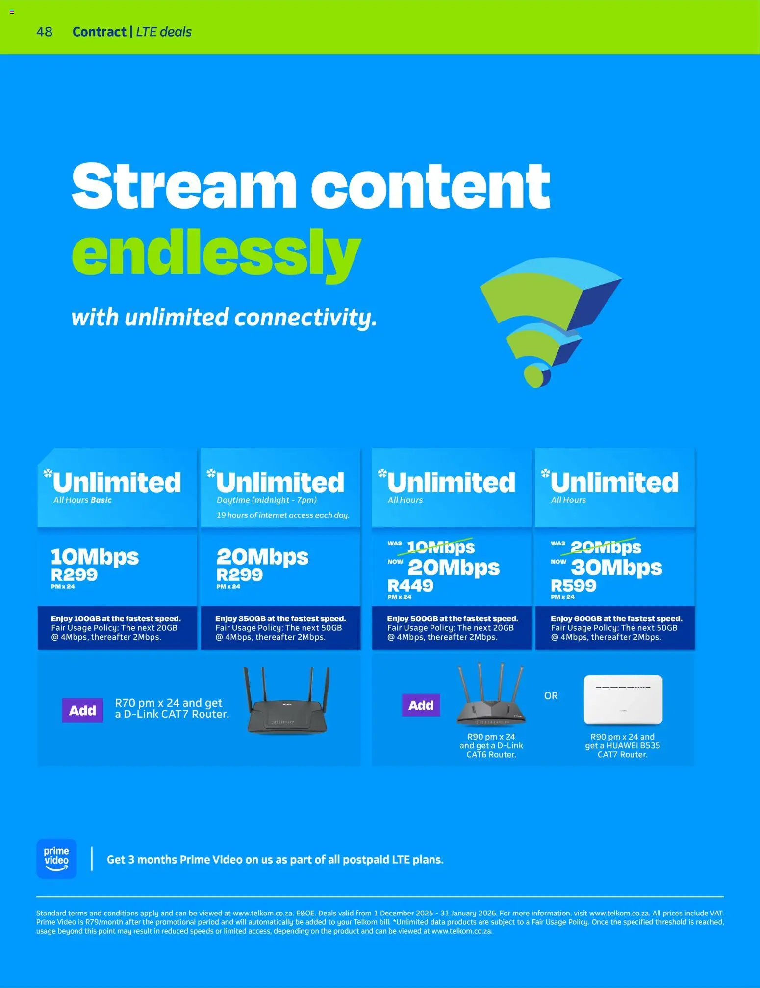 New Telkom catalogue – valid from 01.12.2025 | Page: 46 | Products: Data New Telkom catalogue – valid from 01.12.2025 | Page: 46 | Products: Data