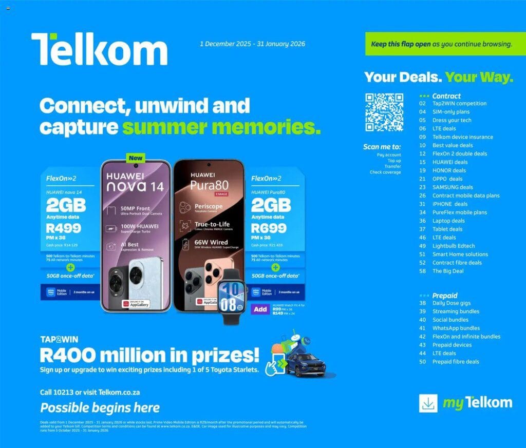 Telkom Deals (01/12/2025 – 31/12/2025) Online