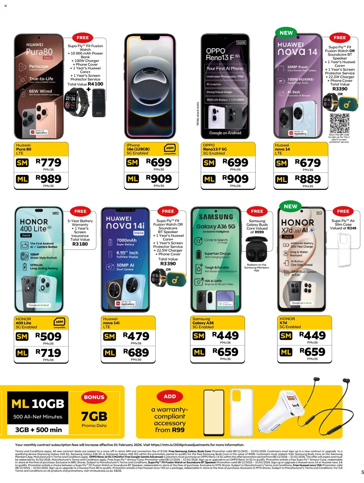 New MTN catalogue – valid from 08.12.2025 | Page: 5 New MTN catalogue – valid from 08.12.2025 | Page: 5