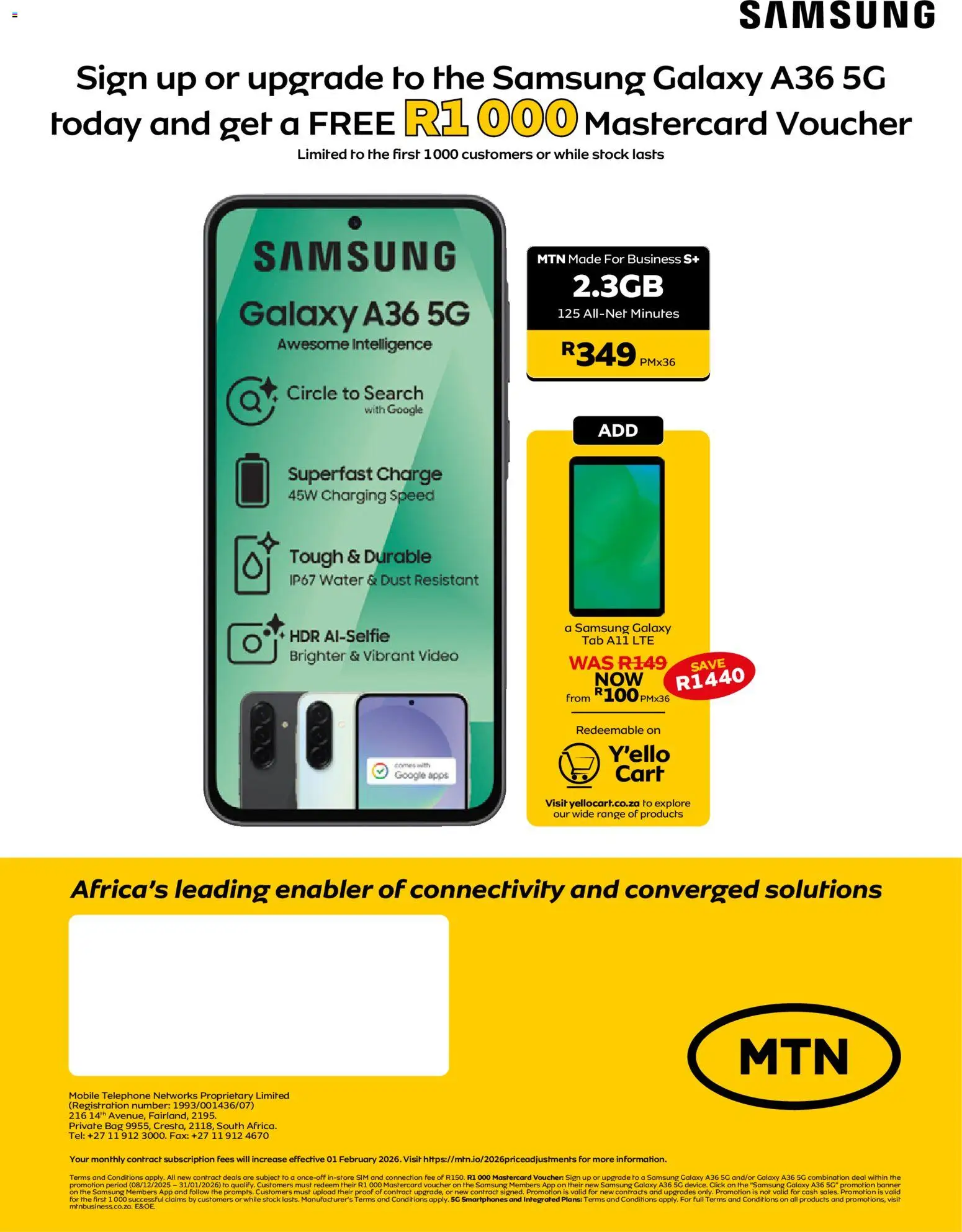 New MTN catalogue – valid from 08.12.2025 | Page: 12 New MTN catalogue – valid from 08.12.2025 | Page: 12