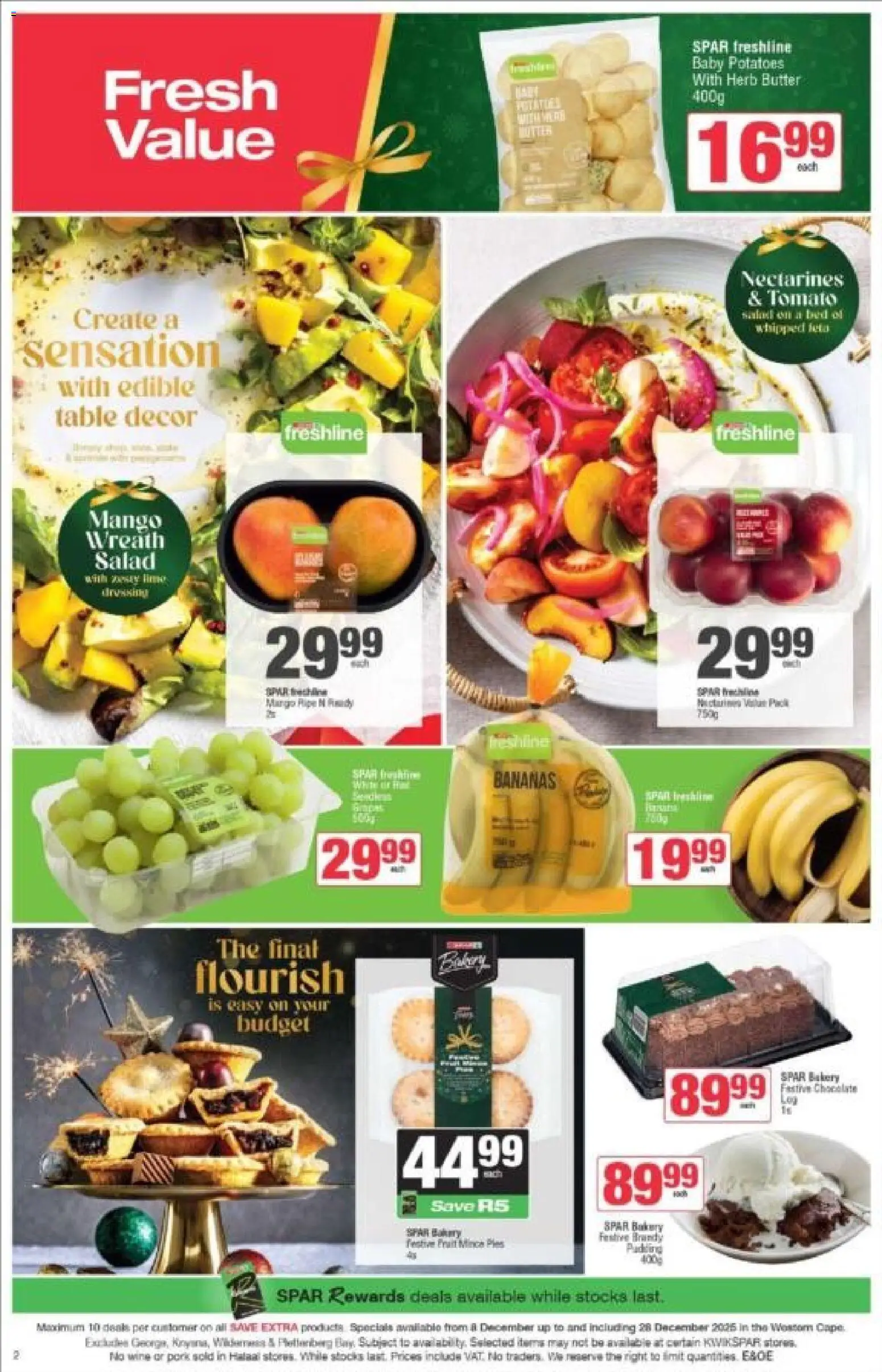 New KWIKSPAR catalogue – valid from 08.12.2025 | Page: 2 | Products: Butter, Wine, Potatoes, Nectarines New KWIKSPAR catalogue – valid from 08.12.2025 | Page: 2 | Products: Butter, Wine, Potatoes, Nectarines