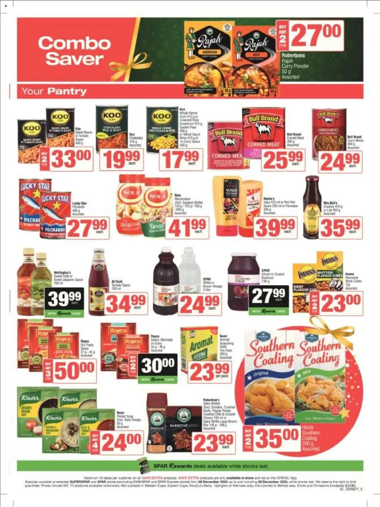 New Superspar catalogue – valid from 08.12.2025 | Page: 5 | Products: Powder, Soup, Aromat, Pepper New Superspar catalogue – valid from 08.12.2025 | Page: 5 | Products: Powder, Soup, Aromat, Pepper