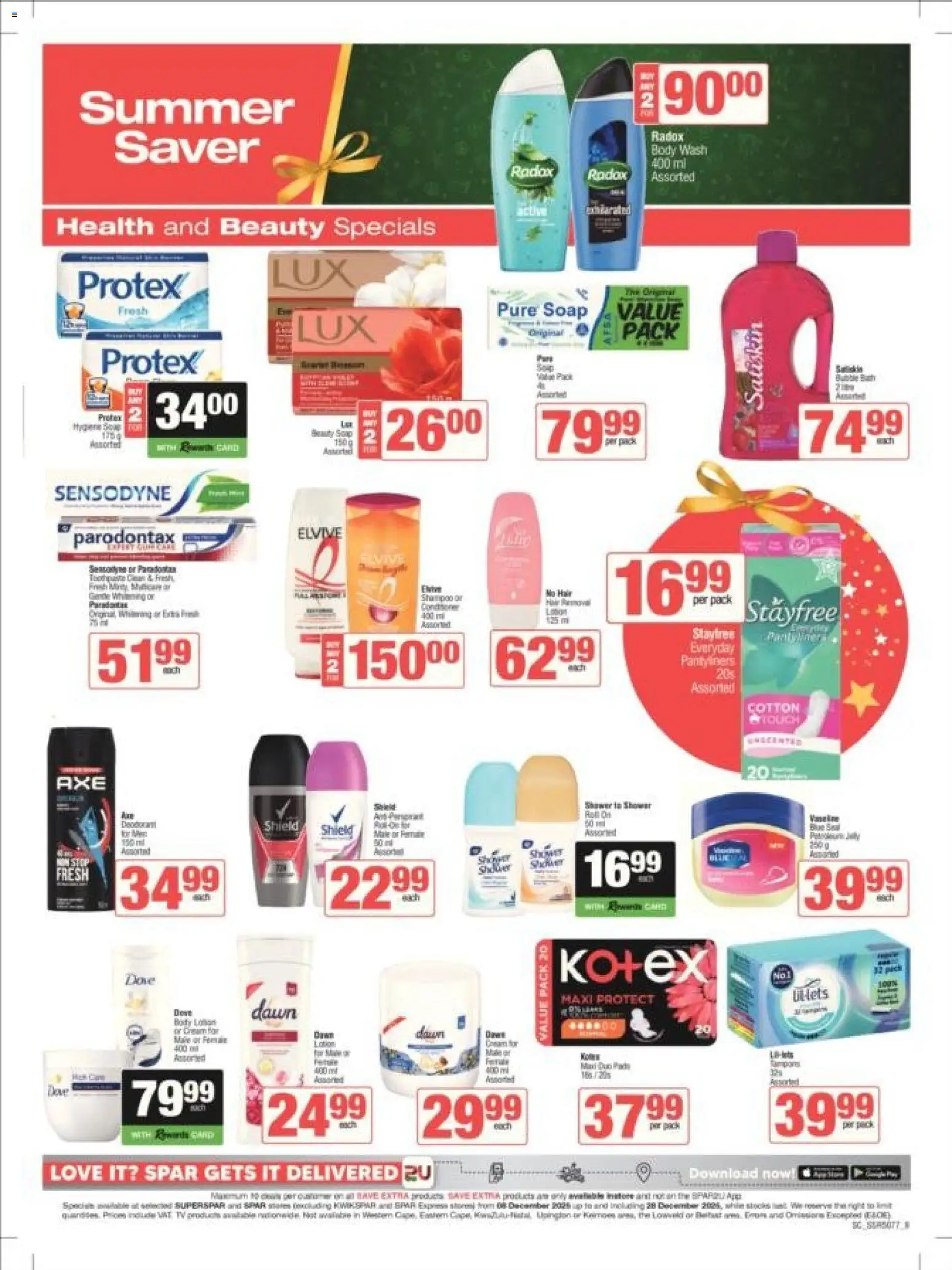 New Superspar catalogue – valid from 08.12.2025 | Page: 9 | Products: Soap, Body wash, Lotion New Superspar catalogue – valid from 08.12.2025 | Page: 9 | Products: Soap, Body wash, Lotion