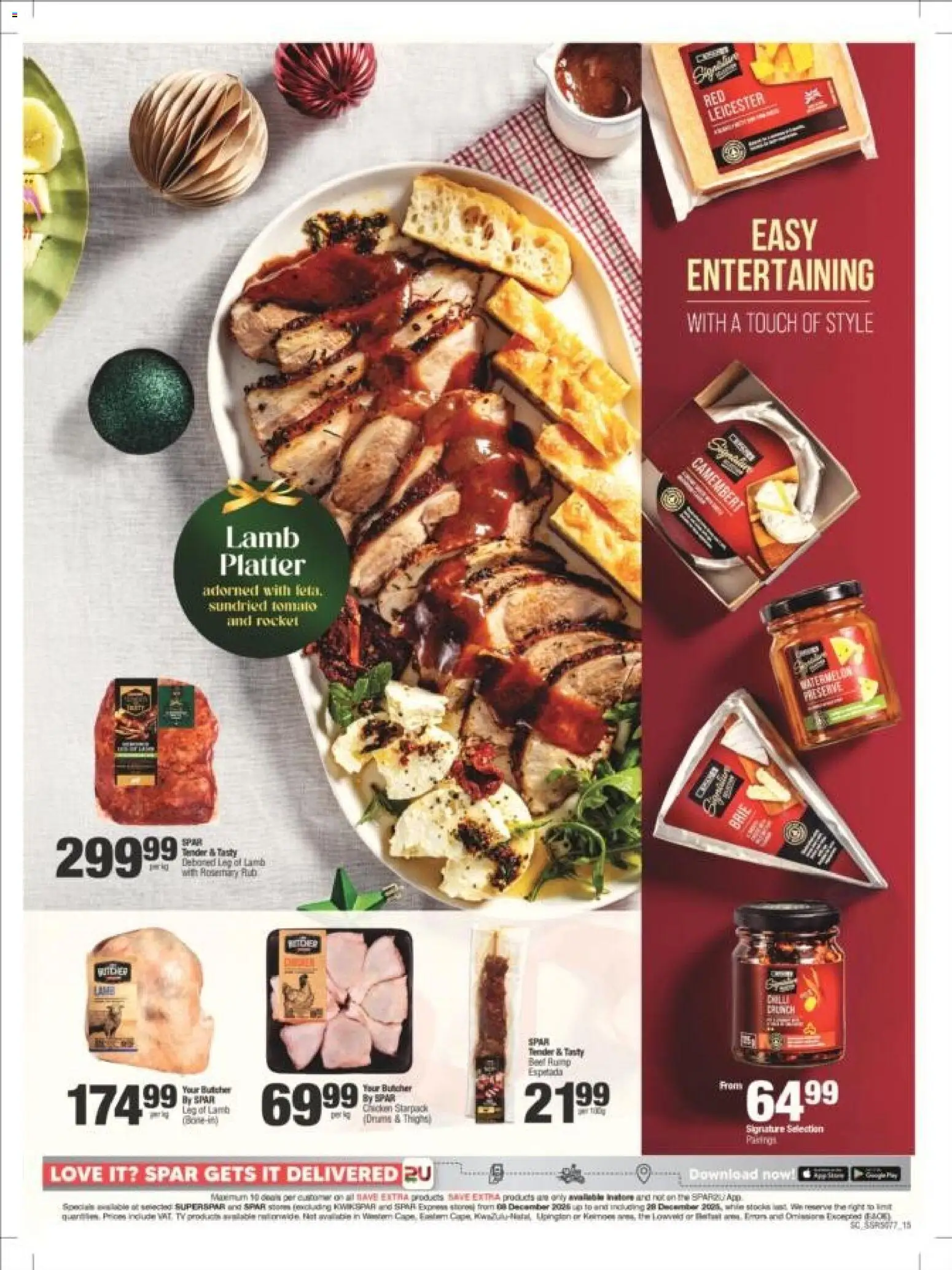 New Superspar catalogue – valid from 08.12.2025 | Page: 15 | Products: Platter, Chicken New Superspar catalogue – valid from 08.12.2025 | Page: 15 | Products: Platter, Chicken