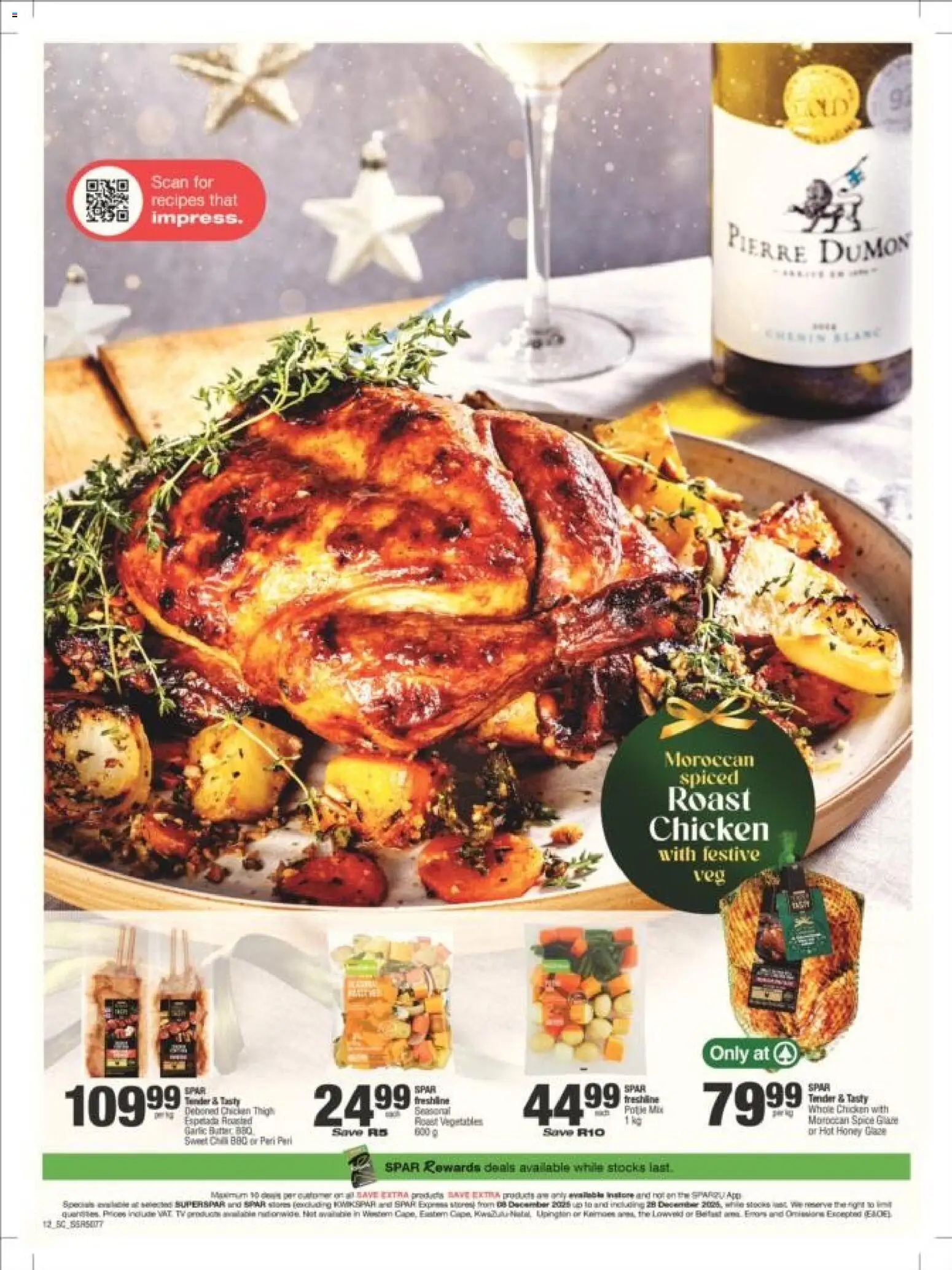 New Superspar catalogue – valid from 08.12.2025 | Page: 12 | Products: Butter, Chicken, Vegetables, Garlic New Superspar catalogue – valid from 08.12.2025 | Page: 12 | Products: Butter, Chicken, Vegetables, Garlic