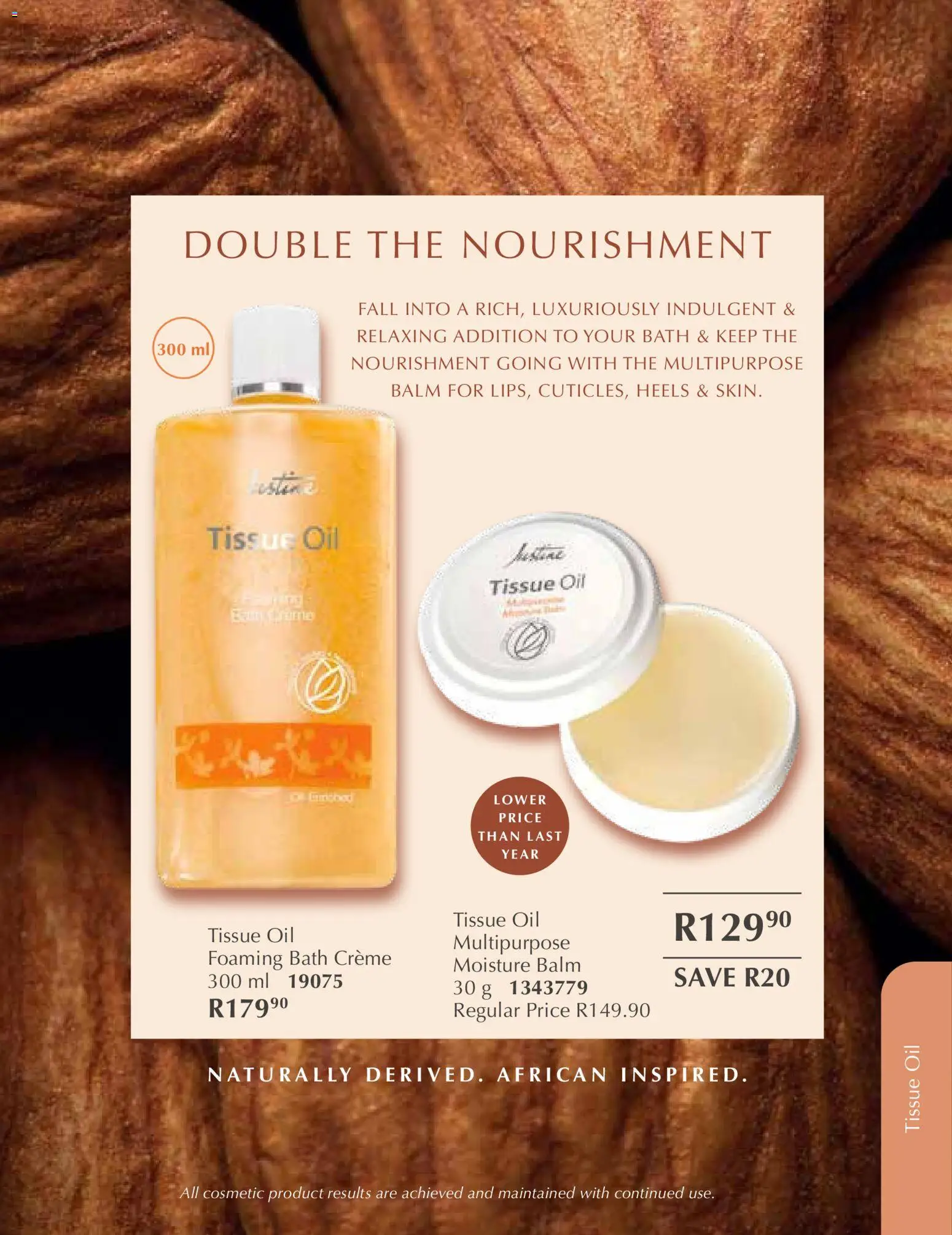 New Justine catalogue – valid from 01.12.2025 | Page: 31 | Products: Tissue oil, Bath, Oil, Moisture balm New Justine catalogue – valid from 01.12.2025 | Page: 31 | Products: Tissue oil, Bath, Oil, Moisture balm