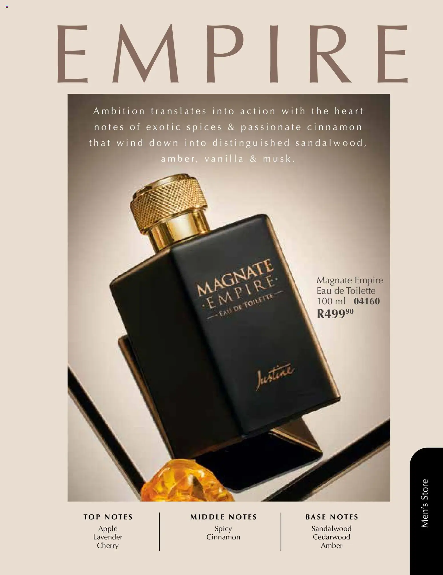 New Justine catalogue – valid from 01.12.2025 | Page: 60 | Products: Eau de toilette, Spices New Justine catalogue – valid from 01.12.2025 | Page: 60 | Products: Eau de toilette, Spices