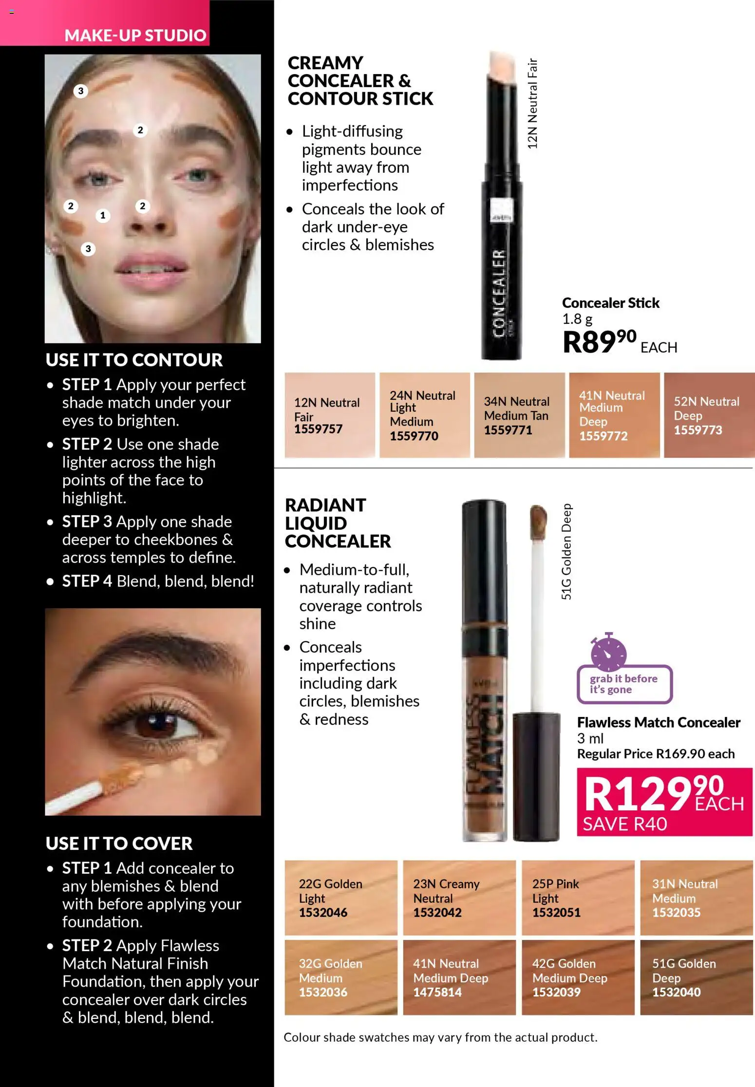 New Avon catalogue – valid from 01.12.2025 | Page: 66 | Products: Cover, Light, Concealer