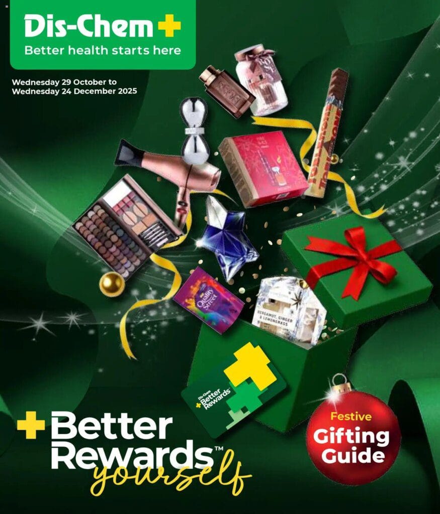 Dis-Chem – Botswana Better Rewards Catalogue (29/10/2025 – 24/12/2025) Online