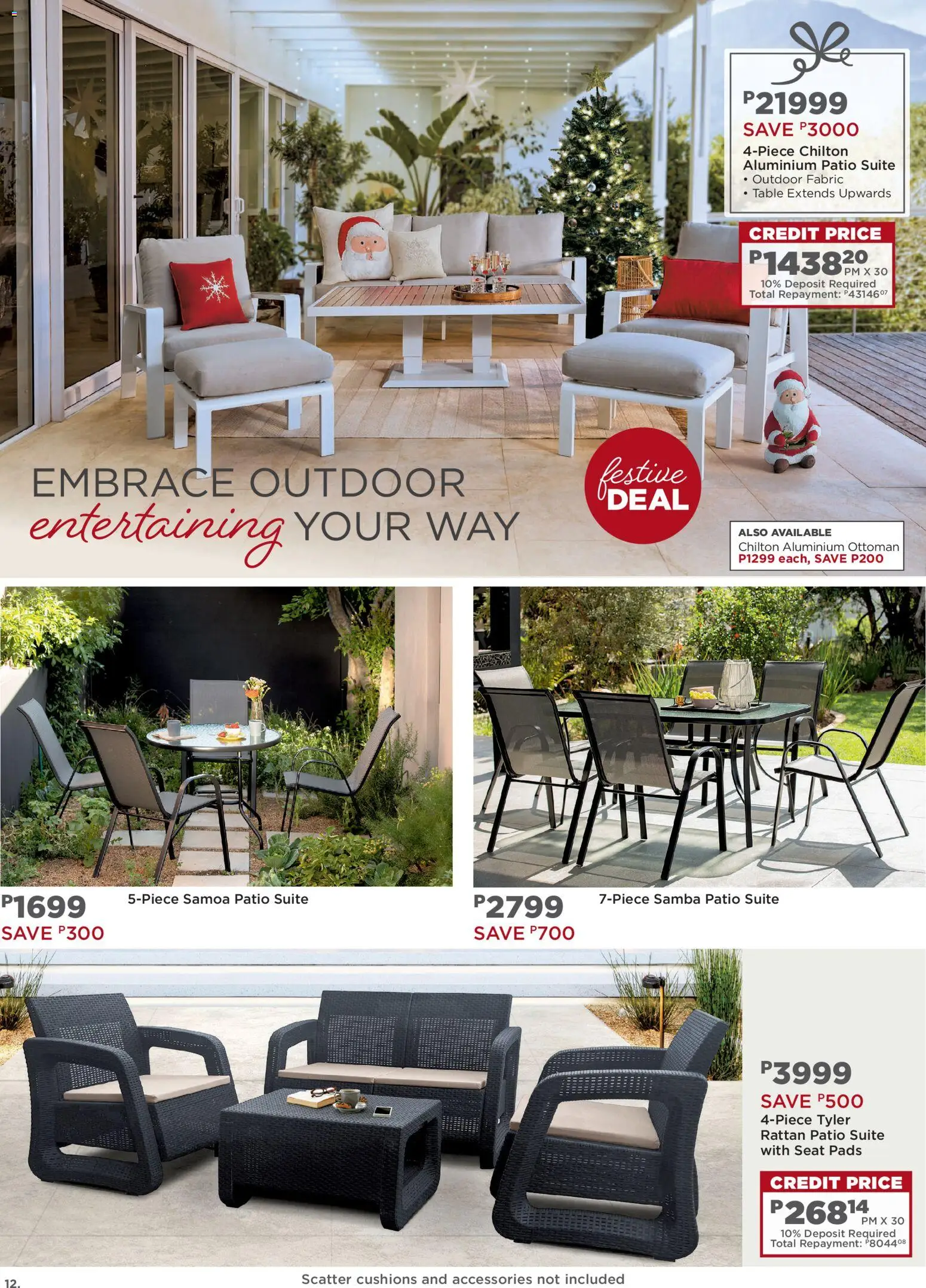 New House and Home catalogue – valid from 08.12.2025 | Page: 12 | Products: Table, Pads, Ottoman