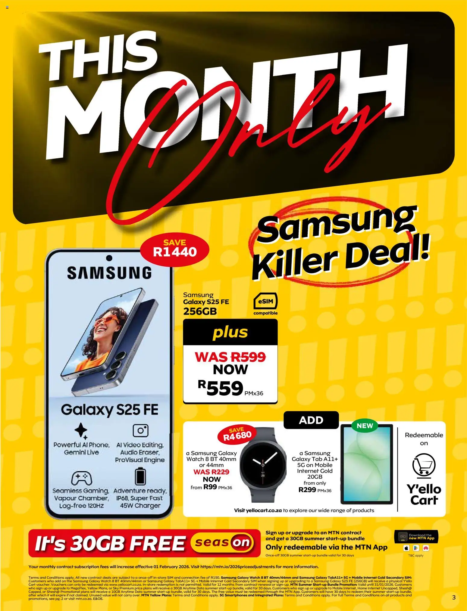 New MTN catalogue – valid from 08.12.2025 | Page: 5 | Products: Data, Sim, Watch, Audio New MTN catalogue – valid from 08.12.2025 | Page: 5 | Products: Data, Sim, Watch, Audio