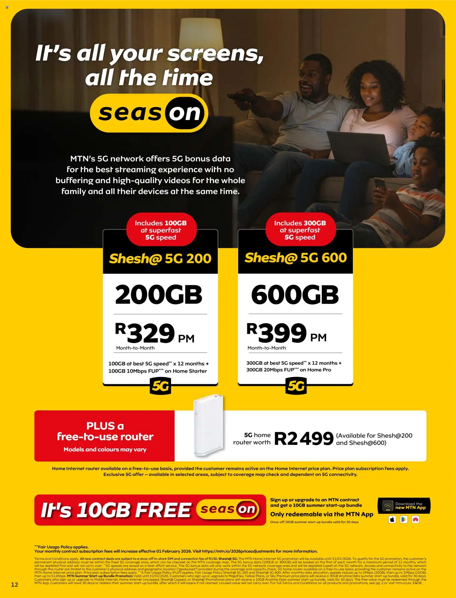 New MTN catalogue – valid from 08.12.2025 | Page: 14 | Products: Data, Sim, Router New MTN catalogue – valid from 08.12.2025 | Page: 14 | Products: Data, Sim, Router