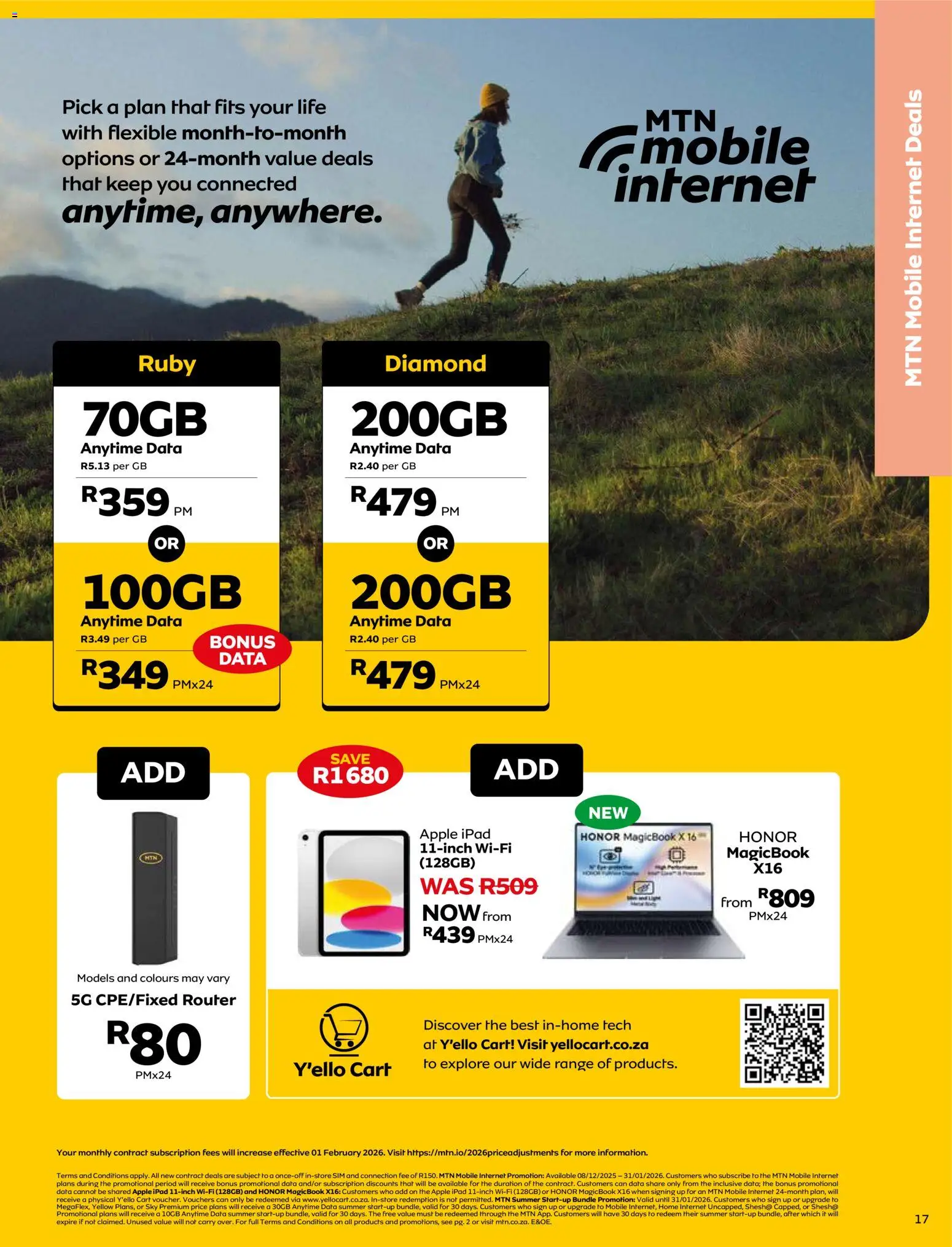 New MTN catalogue – valid from 08.12.2025 | Page: 19 | Products: Data, Sim, Router New MTN catalogue – valid from 08.12.2025 | Page: 19 | Products: Data, Sim, Router