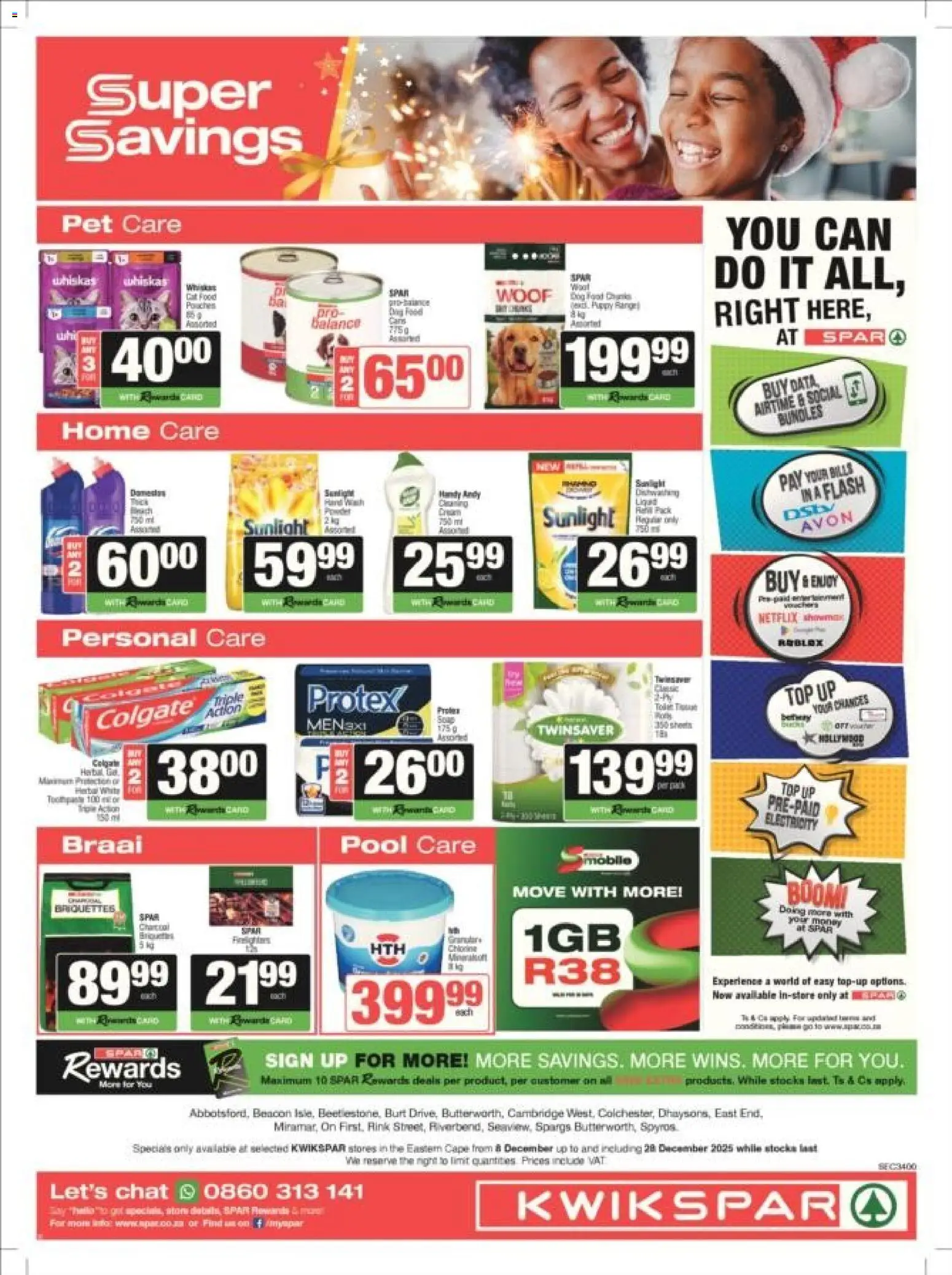 New KWIKSPAR catalogue – valid from 08.12.2025 | Page: 8 | Products: Data, Cat food New KWIKSPAR catalogue – valid from 08.12.2025 | Page: 8 | Products: Data, Cat food