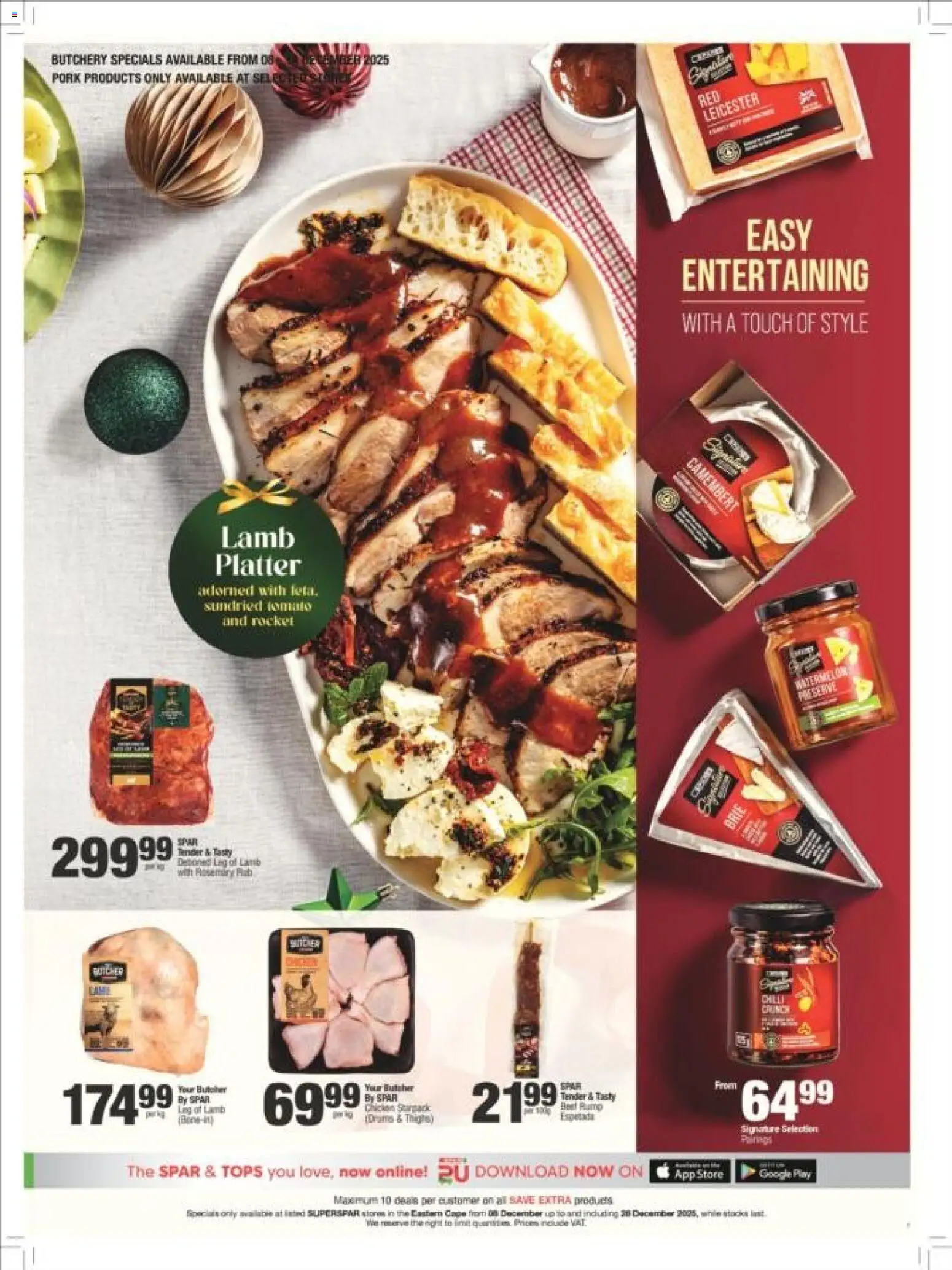 New Superspar catalogue – valid from 08.12.2025 | Page: 7 | Products: Platter, Hat, Pork New Superspar catalogue – valid from 08.12.2025 | Page: 7 | Products: Platter, Hat, Pork