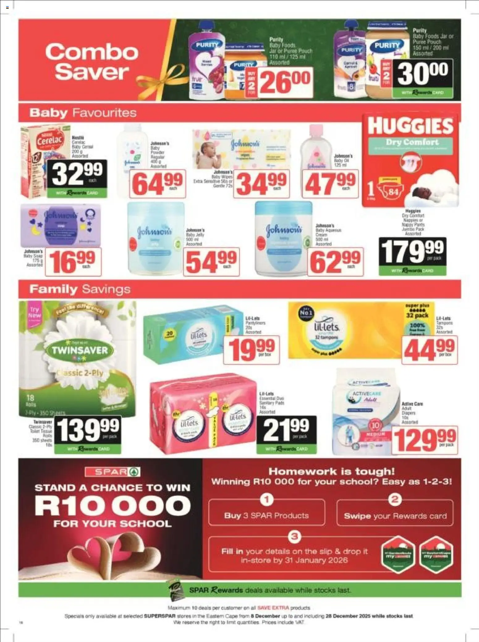 New Superspar catalogue – valid from 08.12.2025 | Page: 18 | Products: Pants, Fruit, Nappies New Superspar catalogue – valid from 08.12.2025 | Page: 18 | Products: Pants, Fruit, Nappies