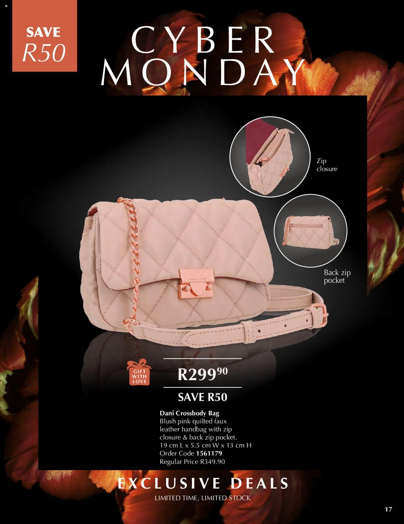 New Justine catalogue – valid from 08.12.2025 | Page: 17 | Products: Handbag, Bag, Blush, Stock
