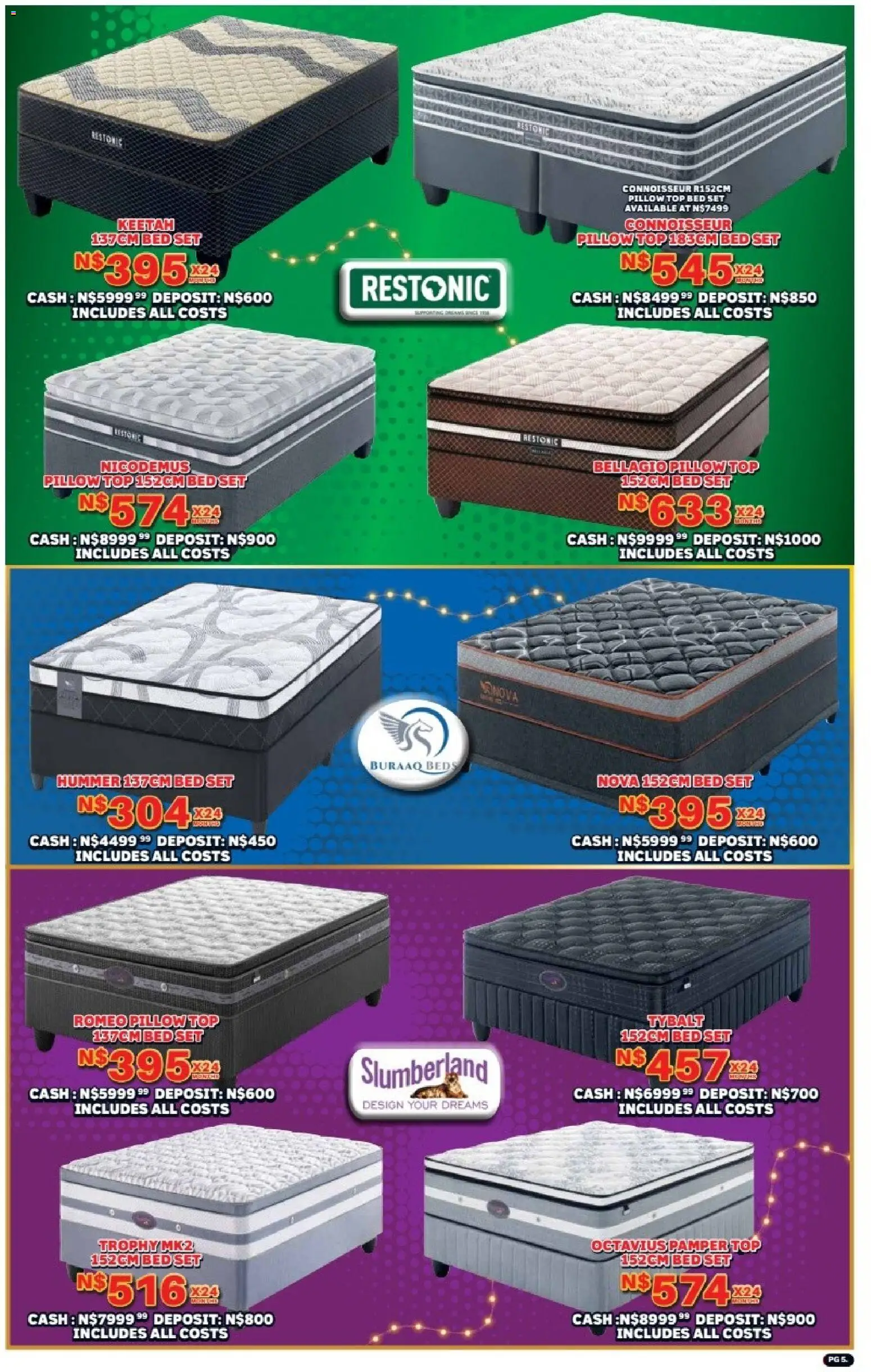 New Lewis Stores catalogue – valid from 08.12.2025 | Page: 5 | Products: Bed, Pillow New Lewis Stores catalogue – valid from 08.12.2025 | Page: 5 | Products: Bed, Pillow