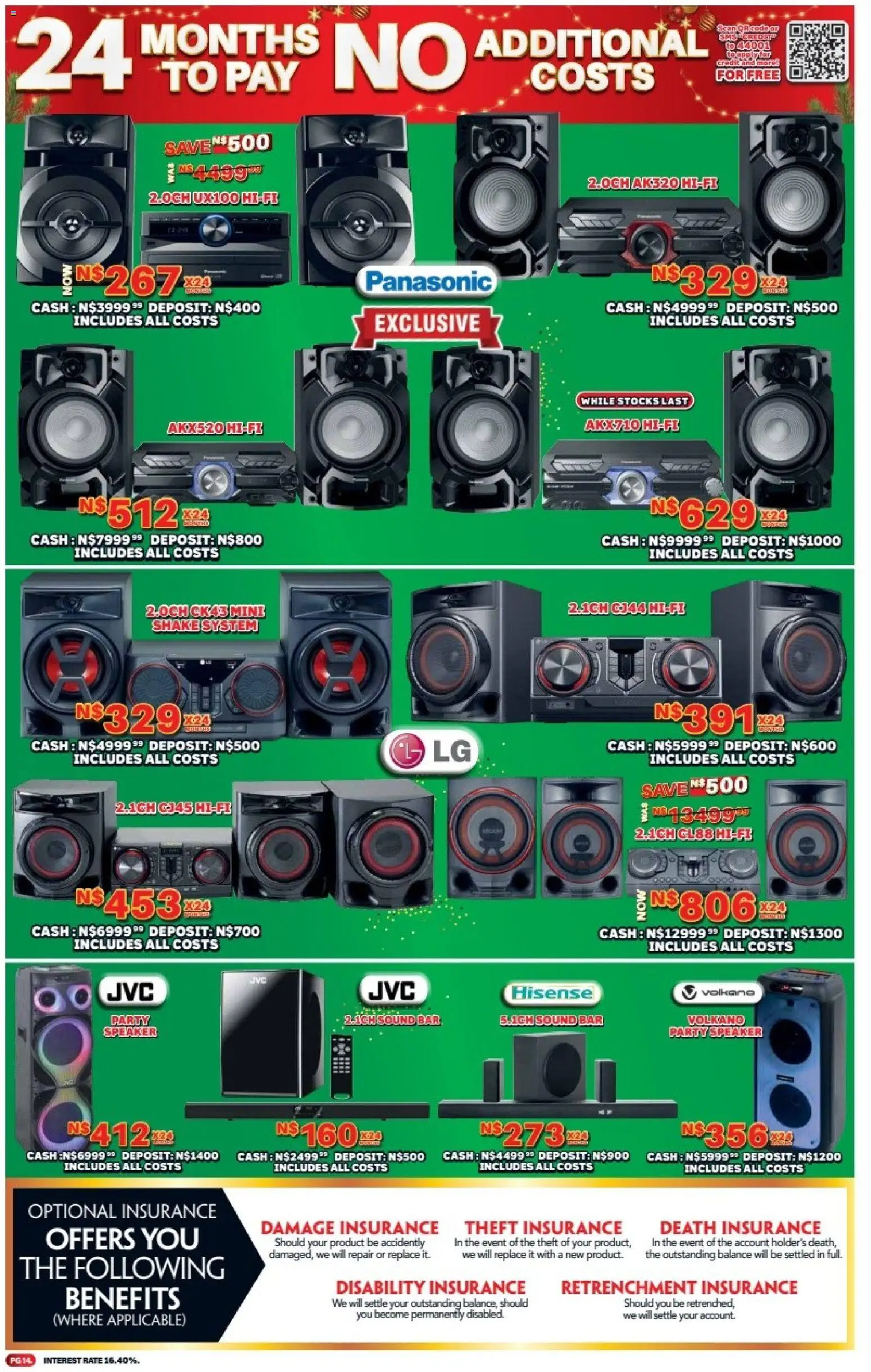 New Lewis Stores catalogue – valid from 08.12.2025 | Page: 14 | Products: Speaker New Lewis Stores catalogue – valid from 08.12.2025 | Page: 14 | Products: Speaker