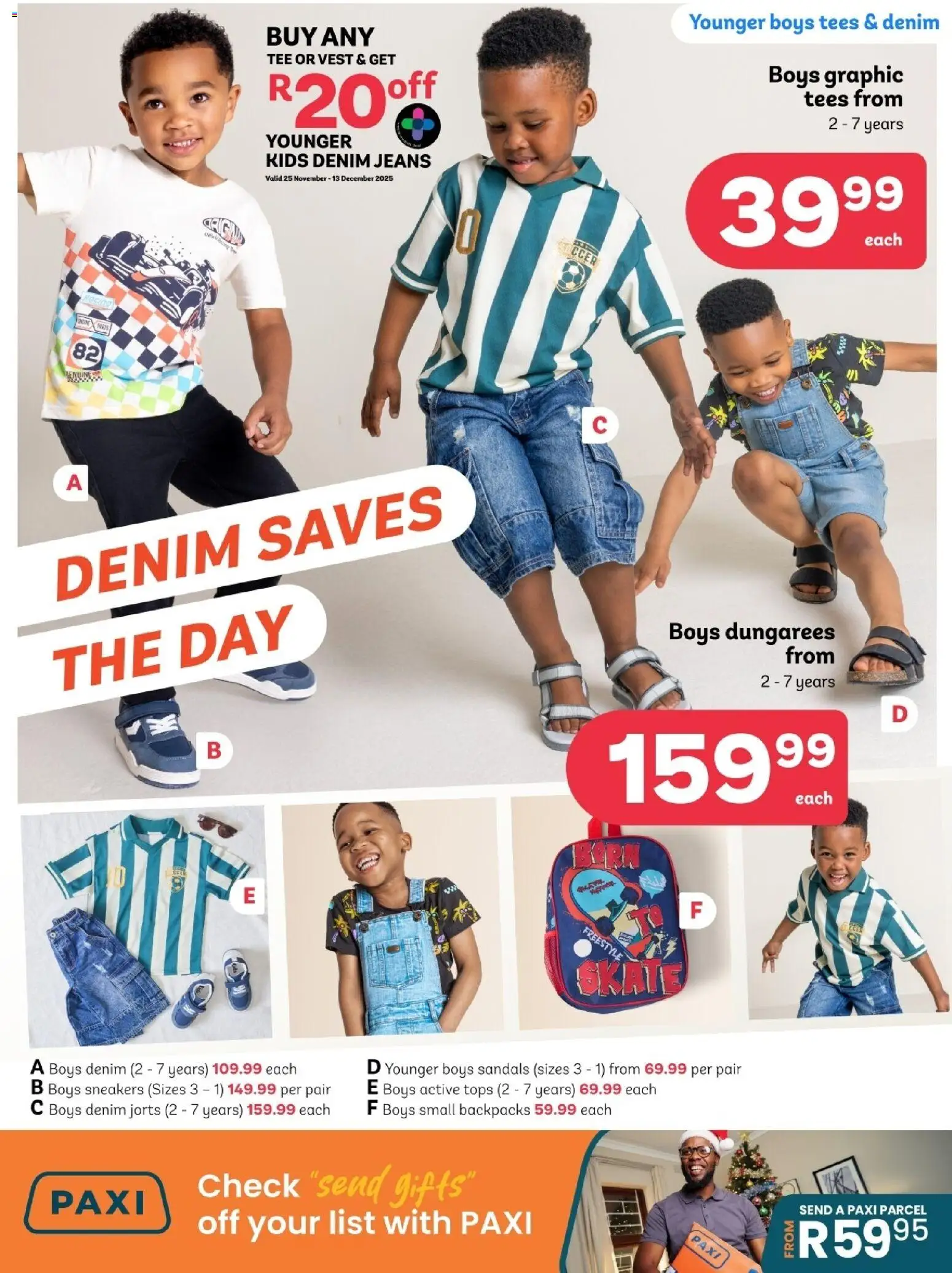 New PEP Stores catalogue – valid from 01.12.2025 | Page: 3 | Products: Sneakers, Sandals, Dungarees, Jeans