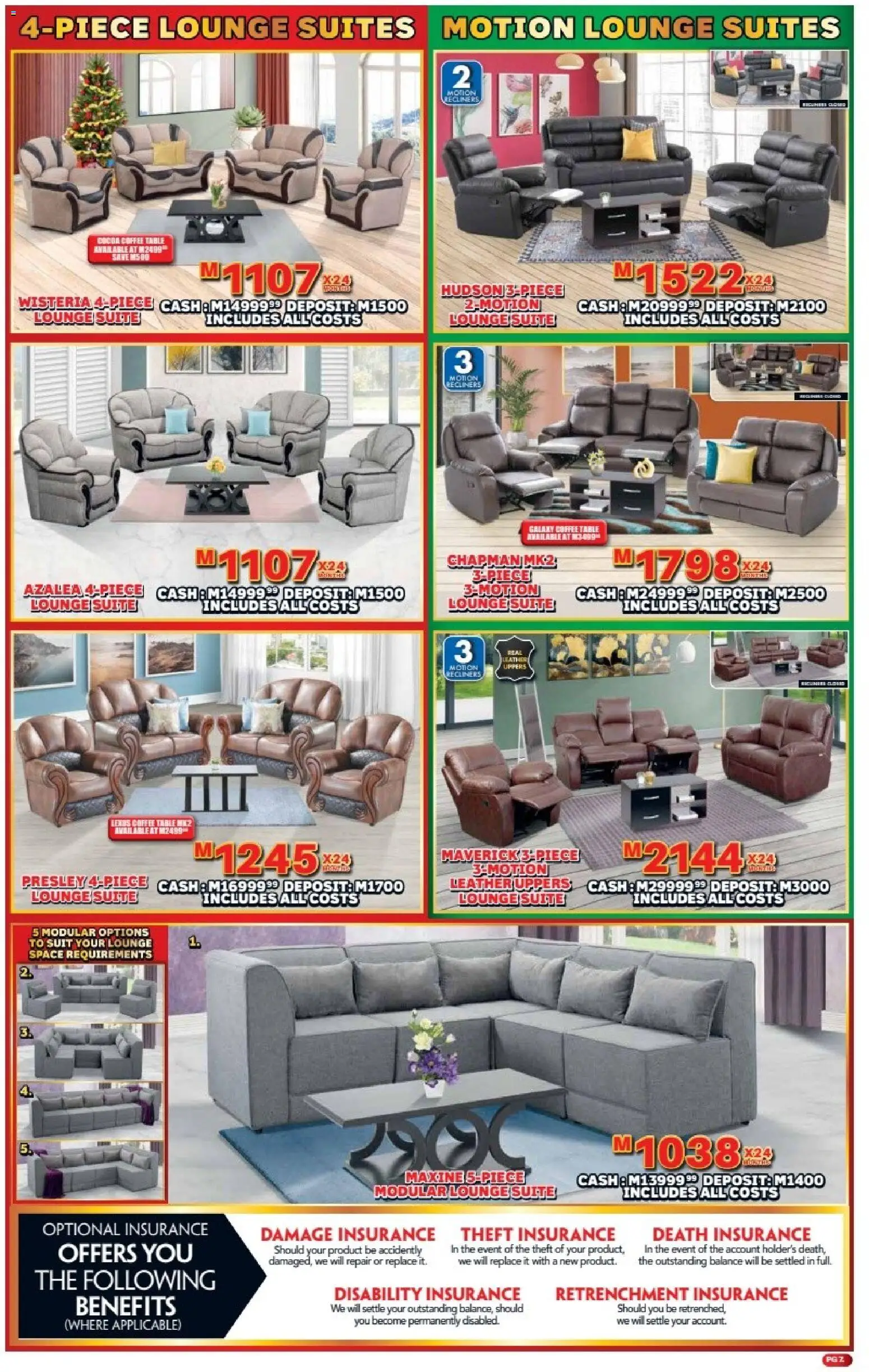 New Lewis Stores catalogue – valid from 08.12.2025 | Page: 7 | Products: Suit, Coffee table, Table, Lounge suite New Lewis Stores catalogue – valid from 08.12.2025 | Page: 7 | Products: Suit, Coffee table, Table, Lounge suite