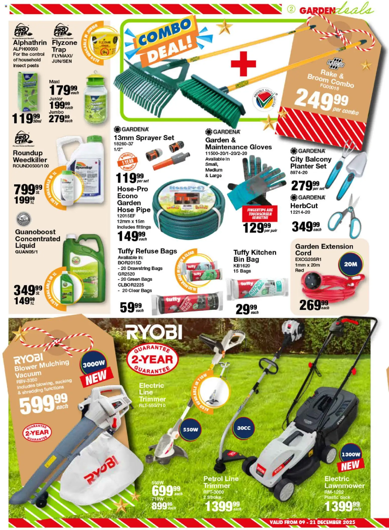 New MICA catalogue – valid from 09.12.2025 | Page: 2 | Products: Gloves, Bag, Broom, Pipe