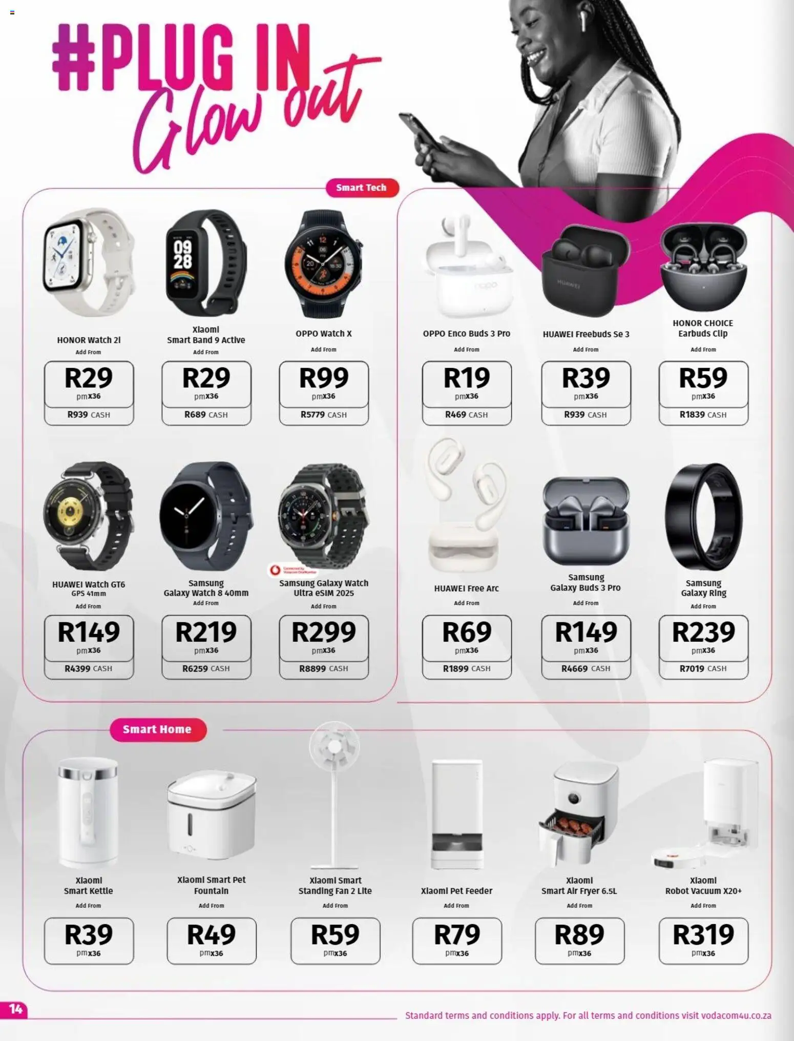 New Vodacom catalogue – valid from 09.12.2025 | Page: 14 | Products: Earbuds, Kettle, Fryer, Air fryer New Vodacom catalogue – valid from 09.12.2025 | Page: 14 | Products: Earbuds, Kettle, Fryer, Air fryer