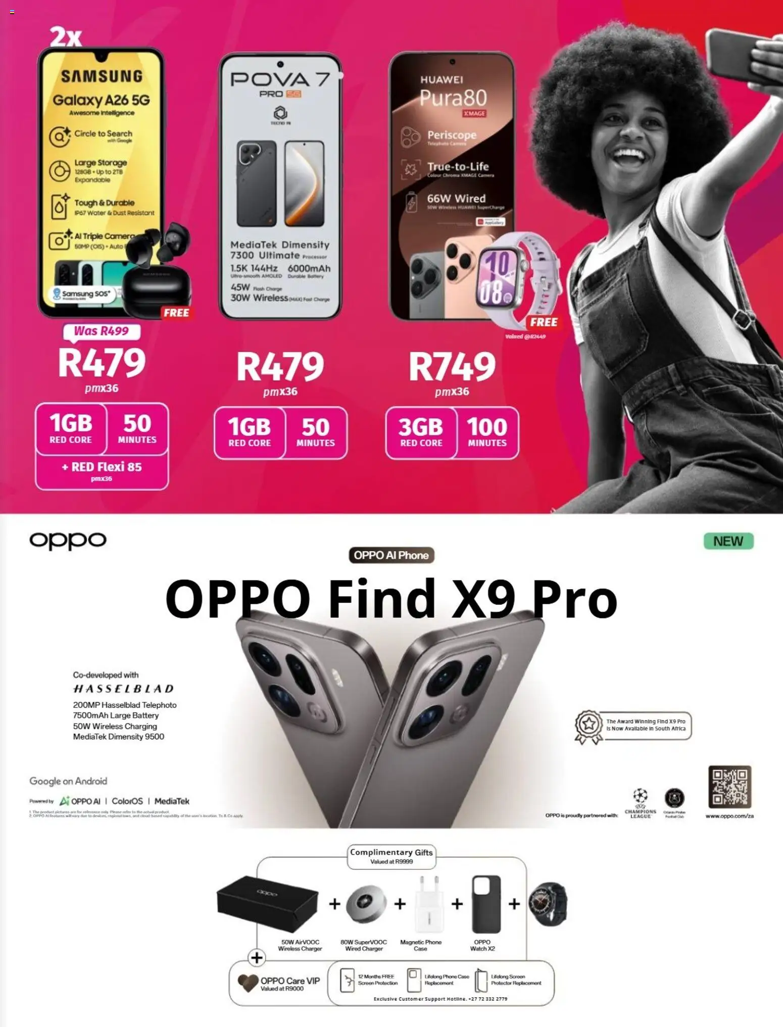 New Vodacom catalogue – valid from 09.12.2025 | Page: 25 | Products: Phone, Watch, Camera, Charger New Vodacom catalogue – valid from 09.12.2025 | Page: 25 | Products: Phone, Watch, Camera, Charger