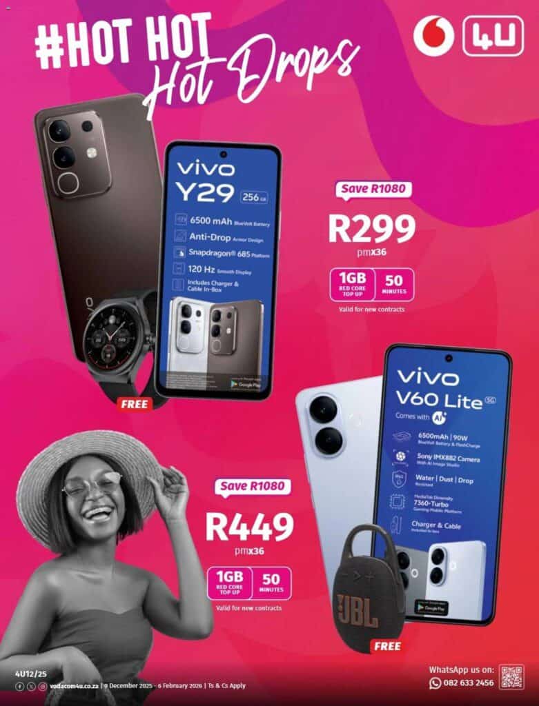 Vodacom Deals (09/12/2025 – 06/02/2026) Online