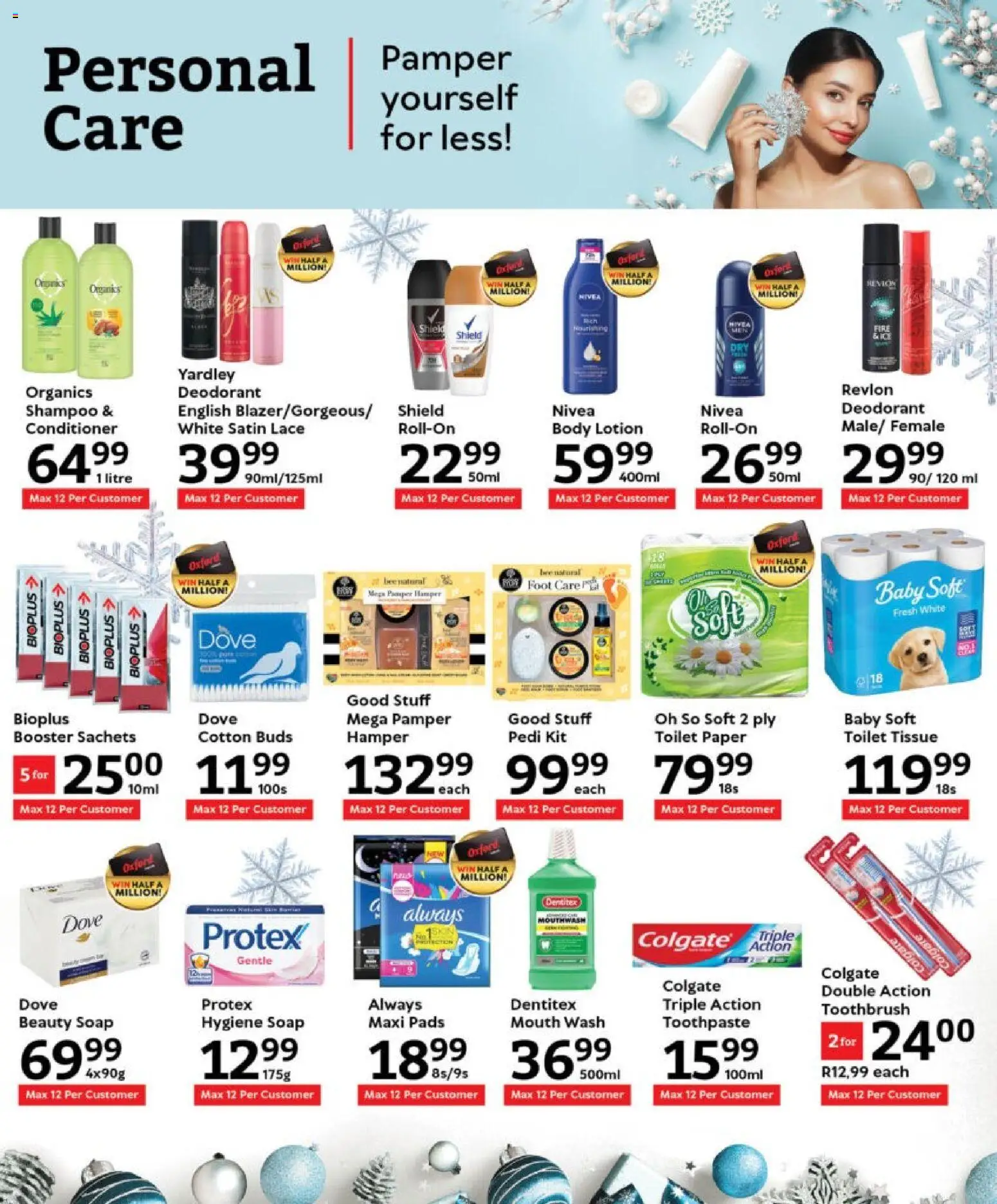 New Oxford Freshmarket catalogue – valid from 10.12.2025 | Page: 20 | Products: Toilet, Shampoo, Toothpaste, Mouthwash