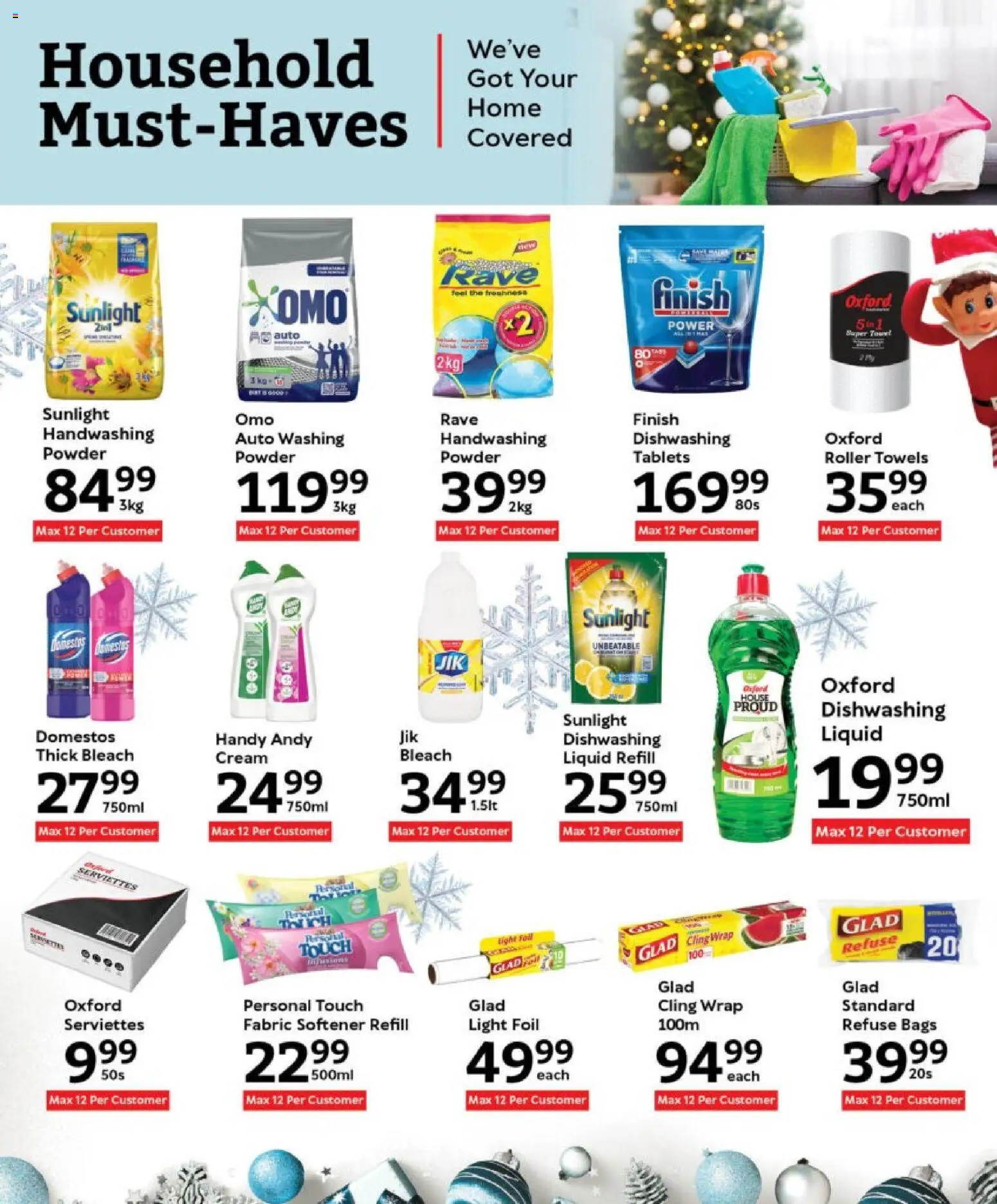 New Oxford Freshmarket catalogue – valid from 10.12.2025 | Page: 21 | Products: Light, Cream, Refuse bags, Fabric softener