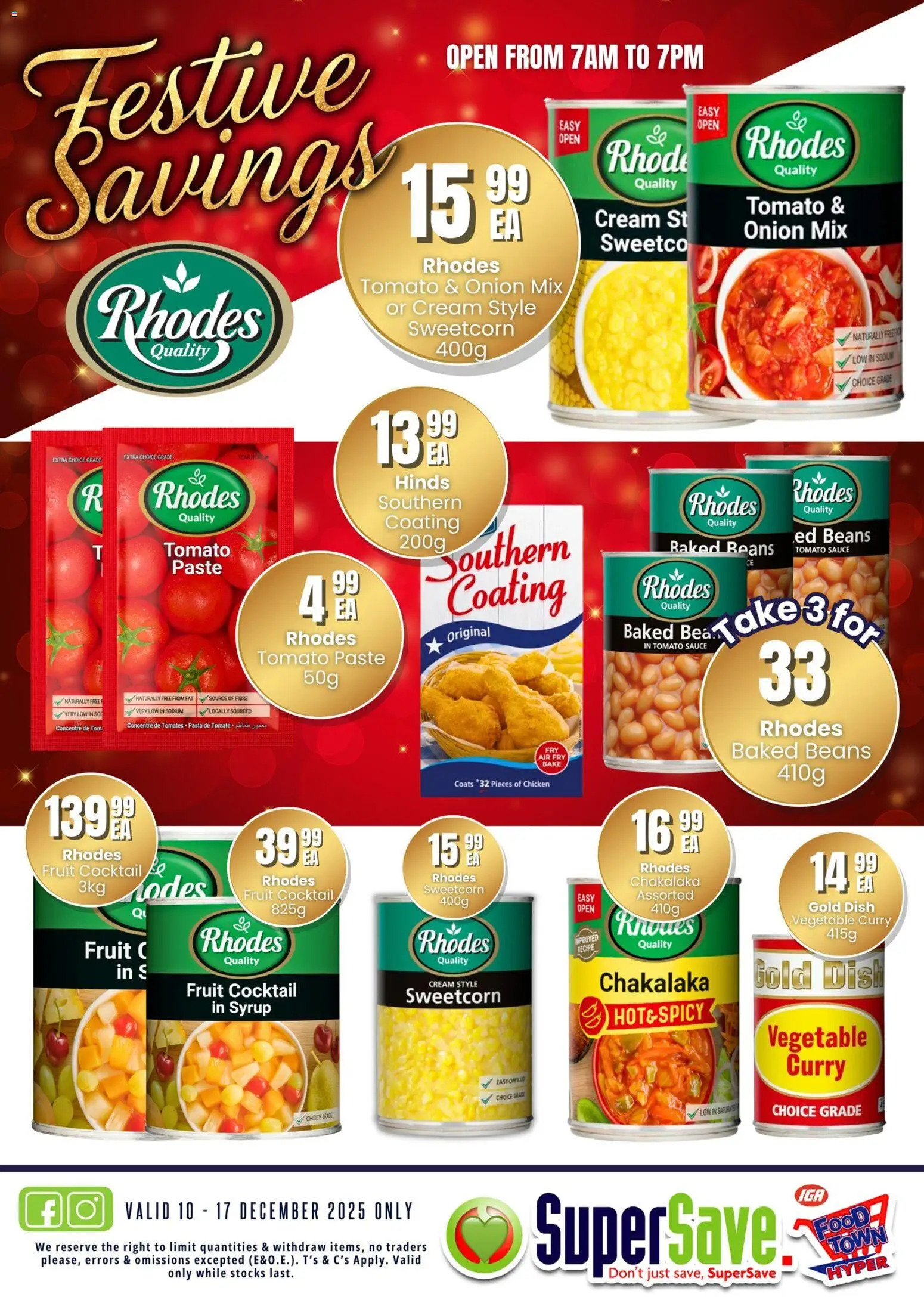 New Super Save catalogue – valid from 10.12.2025 | Page: 23 | Products: Beans, Chicken, Tomato sauce, Sauce New Super Save catalogue – valid from 10.12.2025 | Page: 23 | Products: Beans, Chicken, Tomato sauce, Sauce