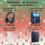 Matrix Warehouse Gifts under R400 (from Tuesday 09/12/2025) Online