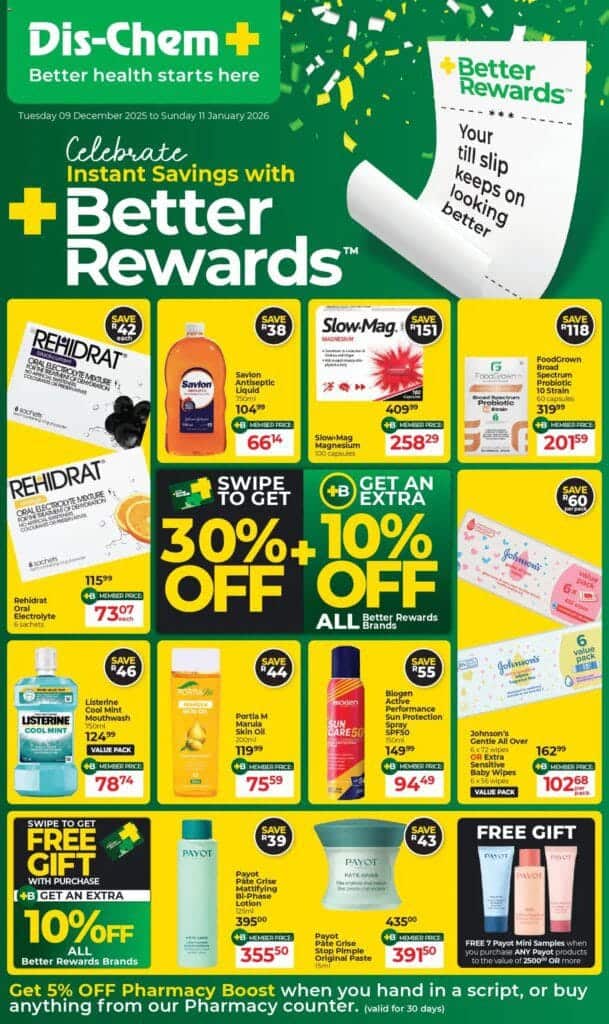 Dis-Chem Specials (09/12/2025 – 11/01/2026) Online