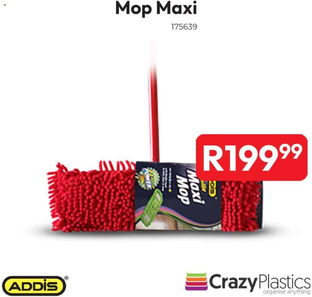 Crazy Plastics Addis Mop (from Thursday 11/12/2025) Online