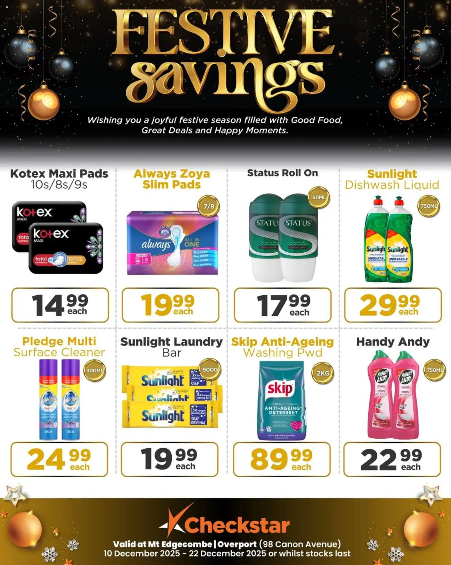 New Check Star catalogue – valid from 10.12.2025 | Page: 2 | Products: Pads, Cream, Soap, Detergent New Check Star catalogue – valid from 10.12.2025 | Page: 2 | Products: Pads, Cream, Soap, Detergent