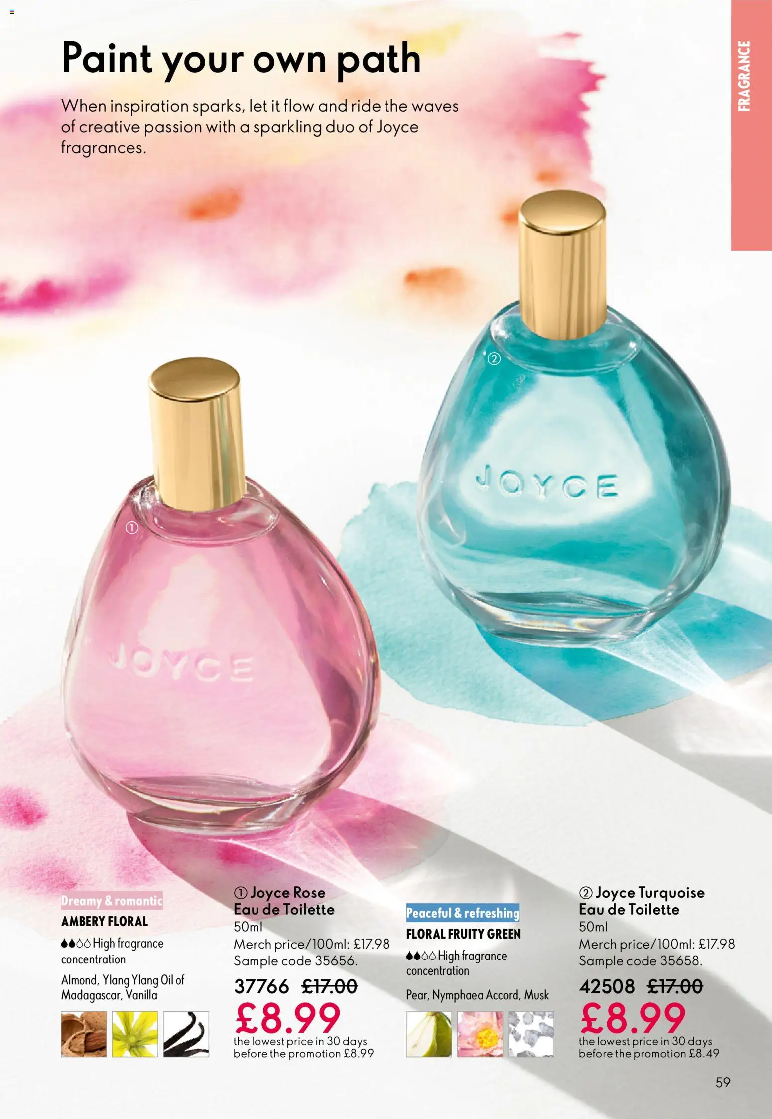 {H1} | Page: 59 | Products: Fragrance, Eau de toilette, Paint, Oil