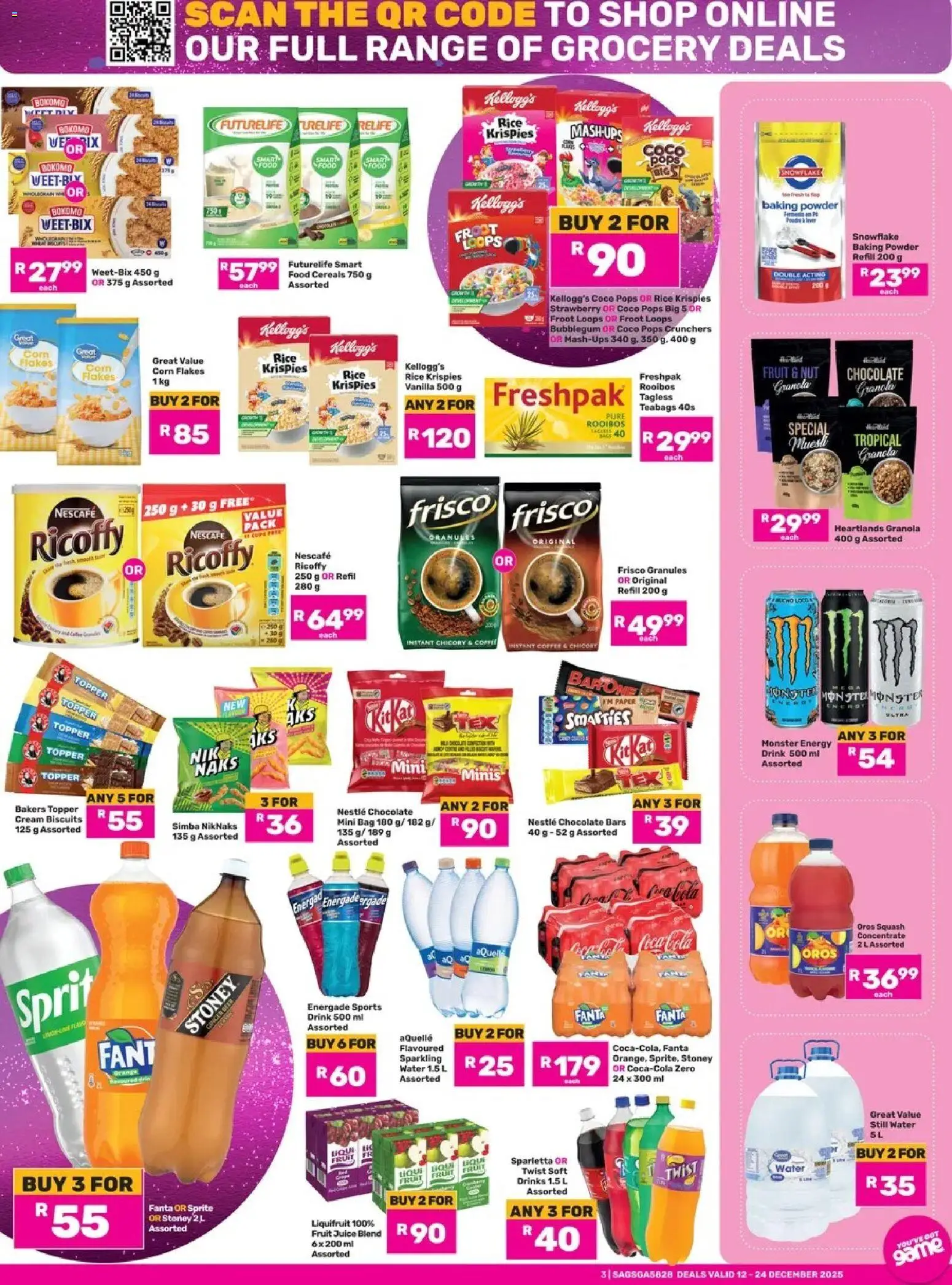 New Game catalogue – valid from 12.12.2025 | Page: 3 | Products: Bag, Squash, Sprite, Stoney New Game catalogue – valid from 12.12.2025 | Page: 3 | Products: Bag, Squash, Sprite, Stoney