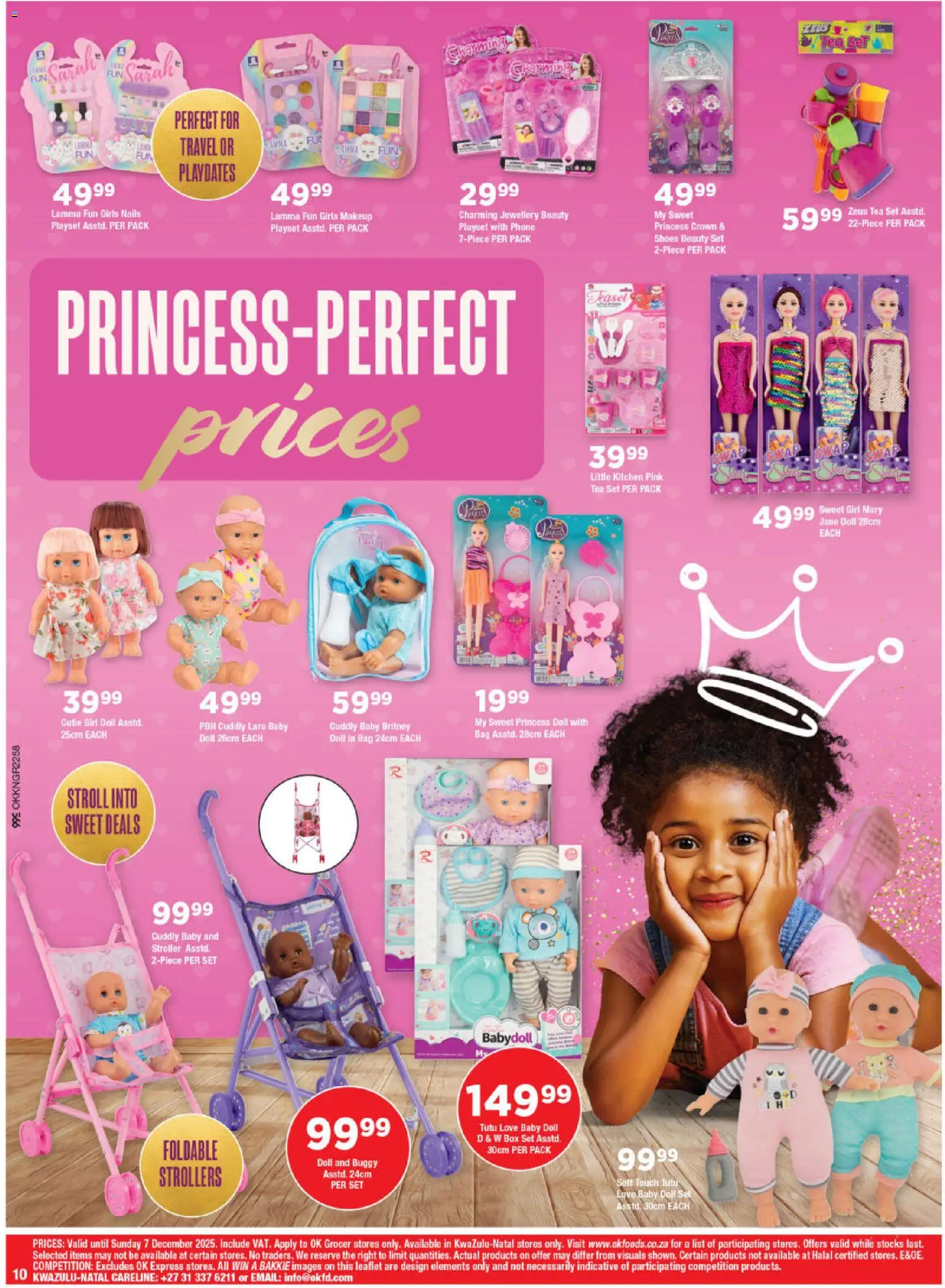 New OK Foods catalogue – valid from 10.12.2025 | Page: 10 | Products: Phone, Bag, Playset, Box