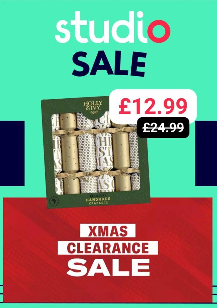 Studio - Offers (from Saturday 13/12/2025) - Offers Online 4 Studio – Offers (from Saturday 13/12/2025) – Offers Online
