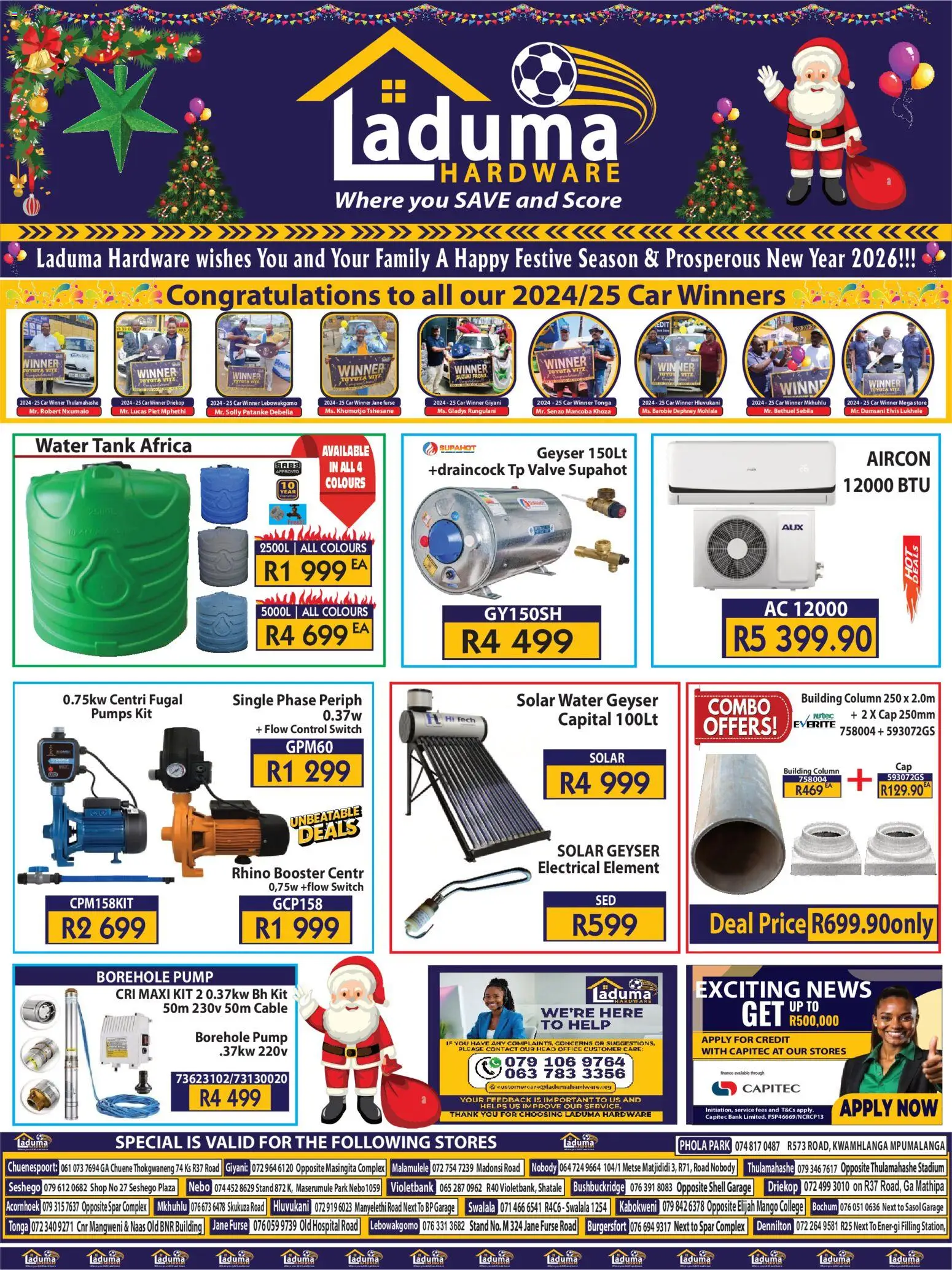 Laduma Hardware Specials (11/12/2024 - 31/01/2026) Online 2 Laduma Hardware Specials (11/12/2024 – 31/01/2026) Online