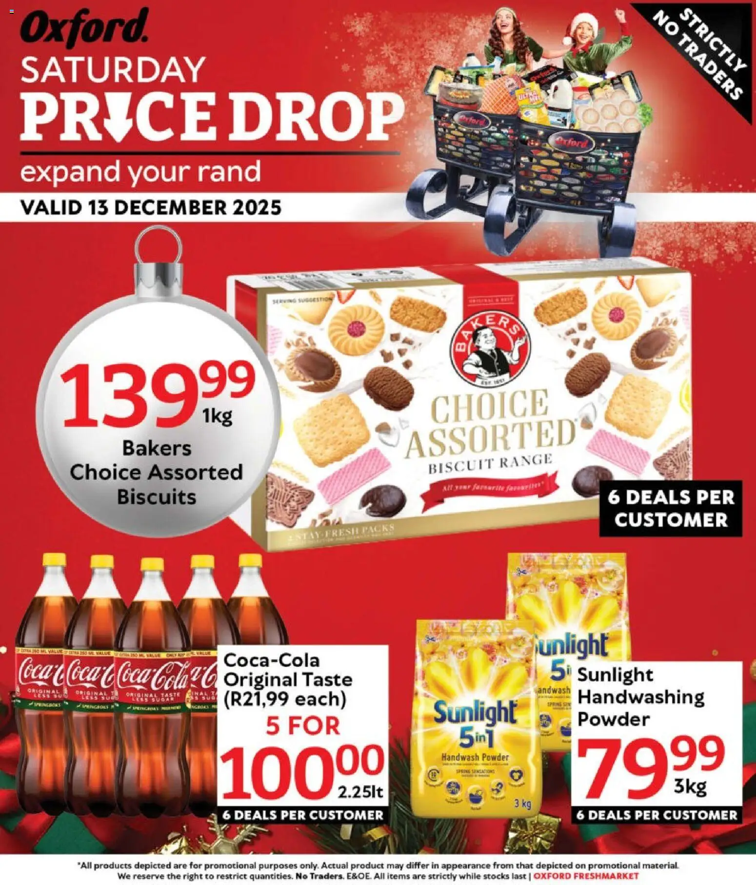 New Oxford Freshmarket catalogue – valid from 13.12.2025 | Page: 1 | Products: Handwash, Biscuits, Powder New Oxford Freshmarket catalogue – valid from 13.12.2025 | Page: 1 | Products: Handwash, Biscuits, Powder