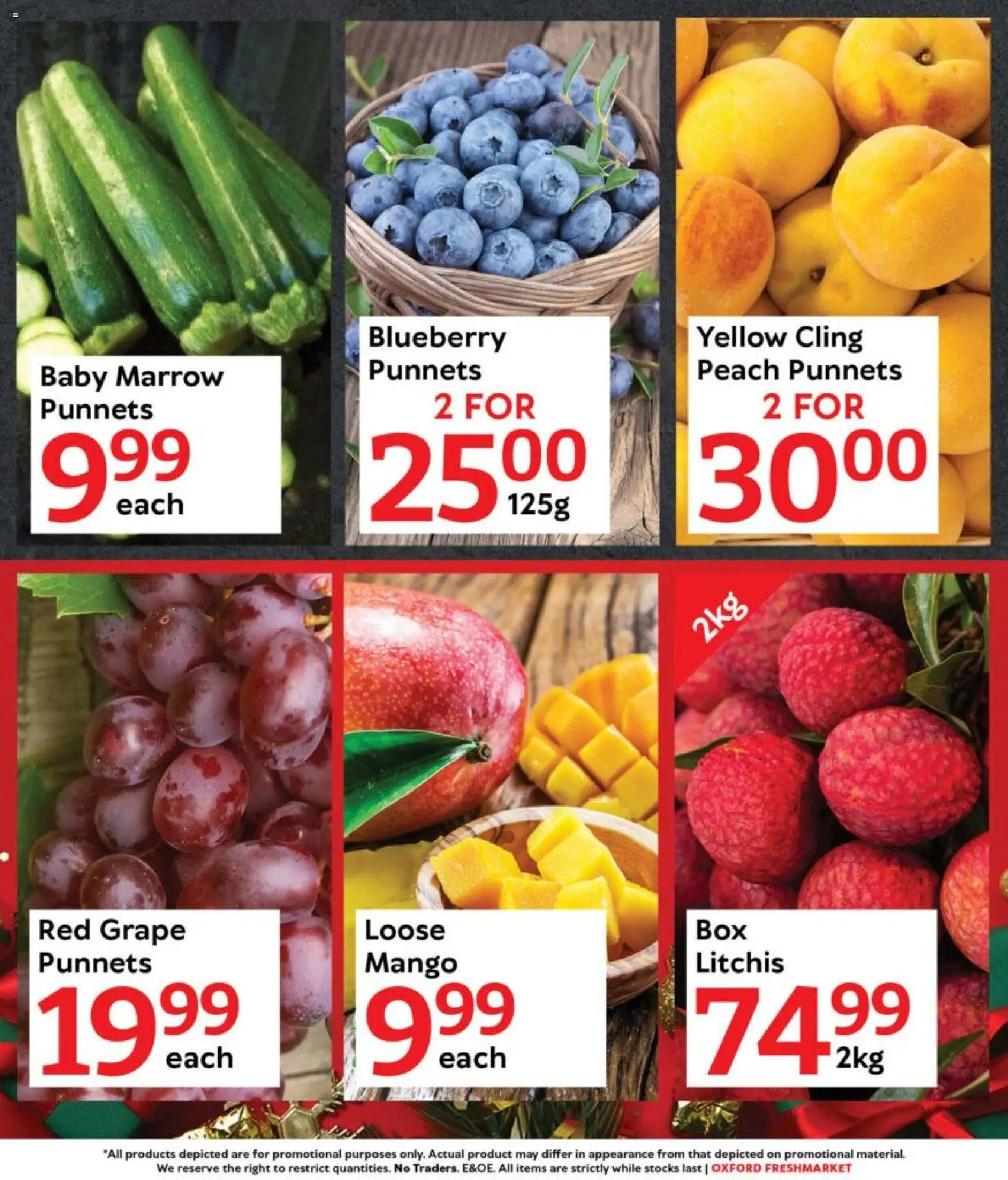 New Oxford Freshmarket catalogue – valid from 13.12.2025 | Page: 6 | Products: Mango, Peach New Oxford Freshmarket catalogue – valid from 13.12.2025 | Page: 6 | Products: Mango, Peach
