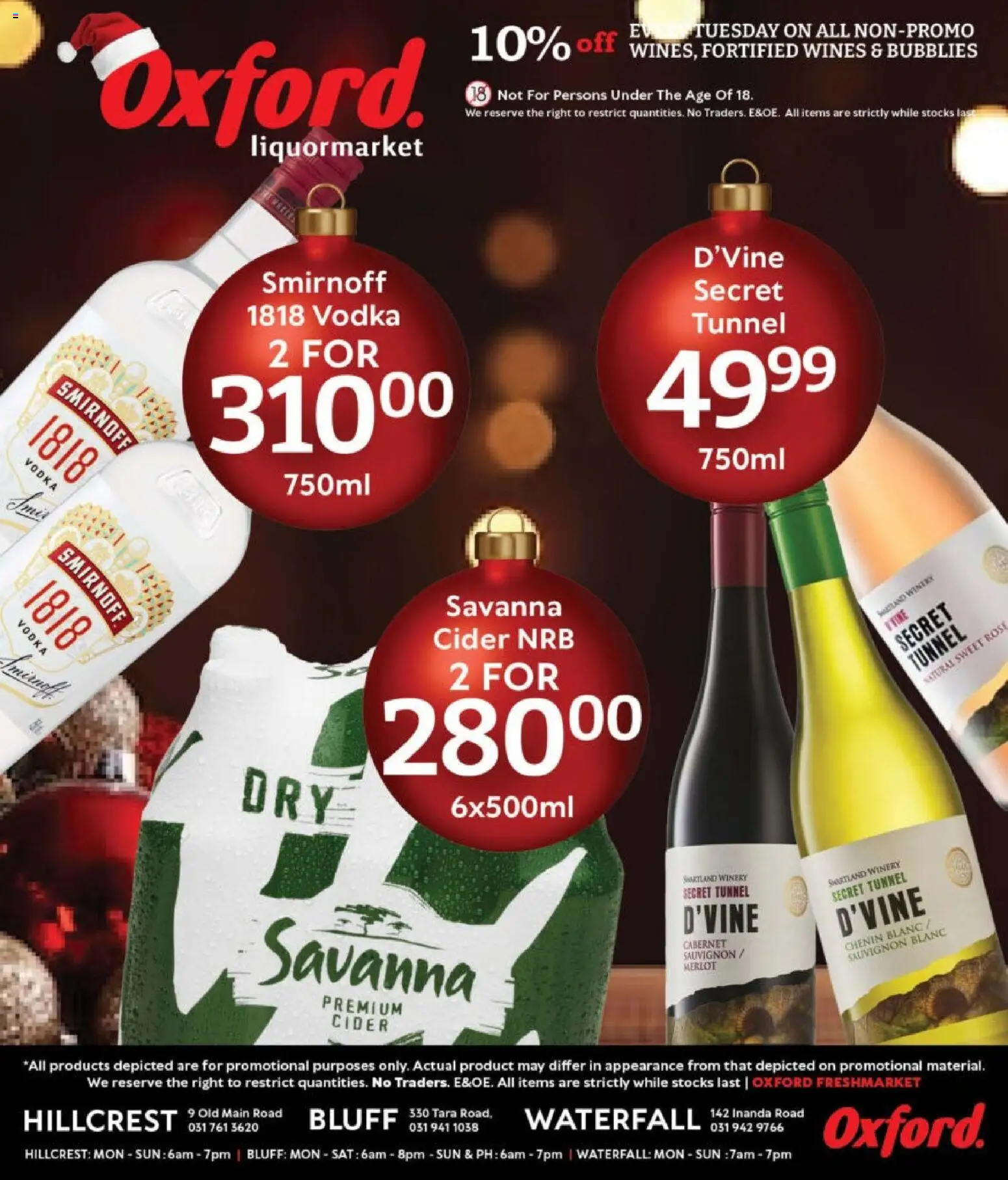 New Oxford Freshmarket catalogue – valid from 13.12.2025 | Page: 7 | Products: Cider, Vodka New Oxford Freshmarket catalogue – valid from 13.12.2025 | Page: 7 | Products: Cider, Vodka